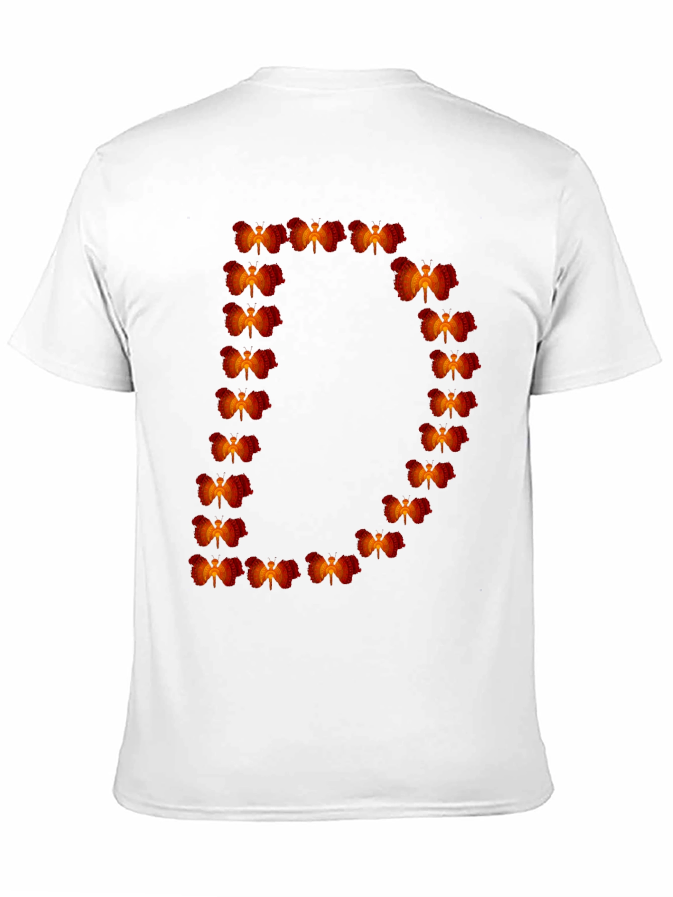 Unique D Dragonfly Graphic Tee - Black
