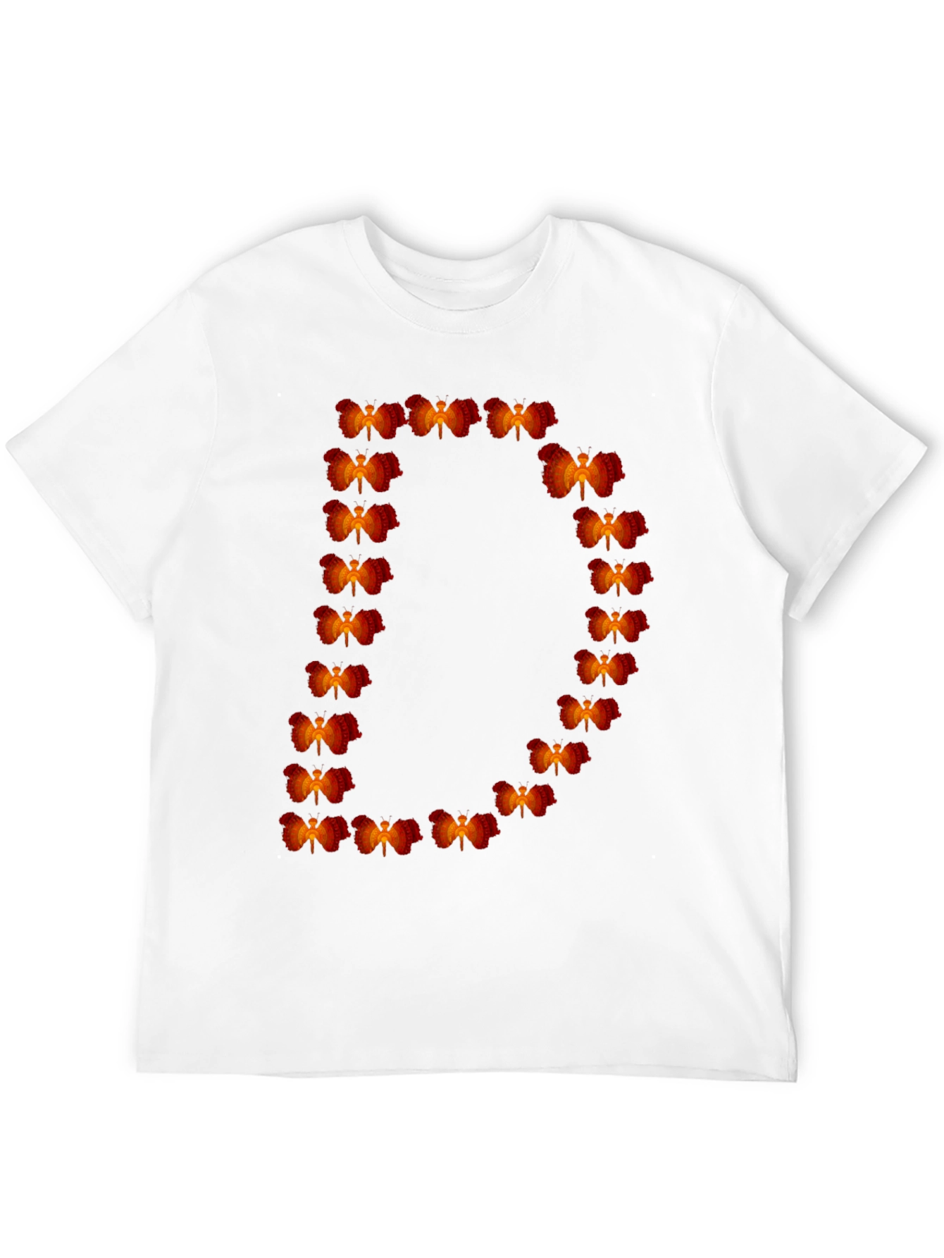 Unique D Dragonfly Graphic Tee - Black