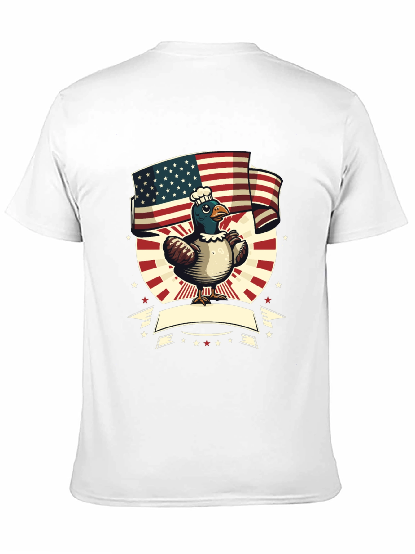 Patriotic Chef Duck T-Shirt