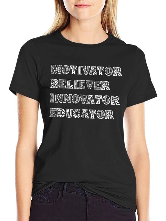 Motivator Educator Graphic T-Shirt