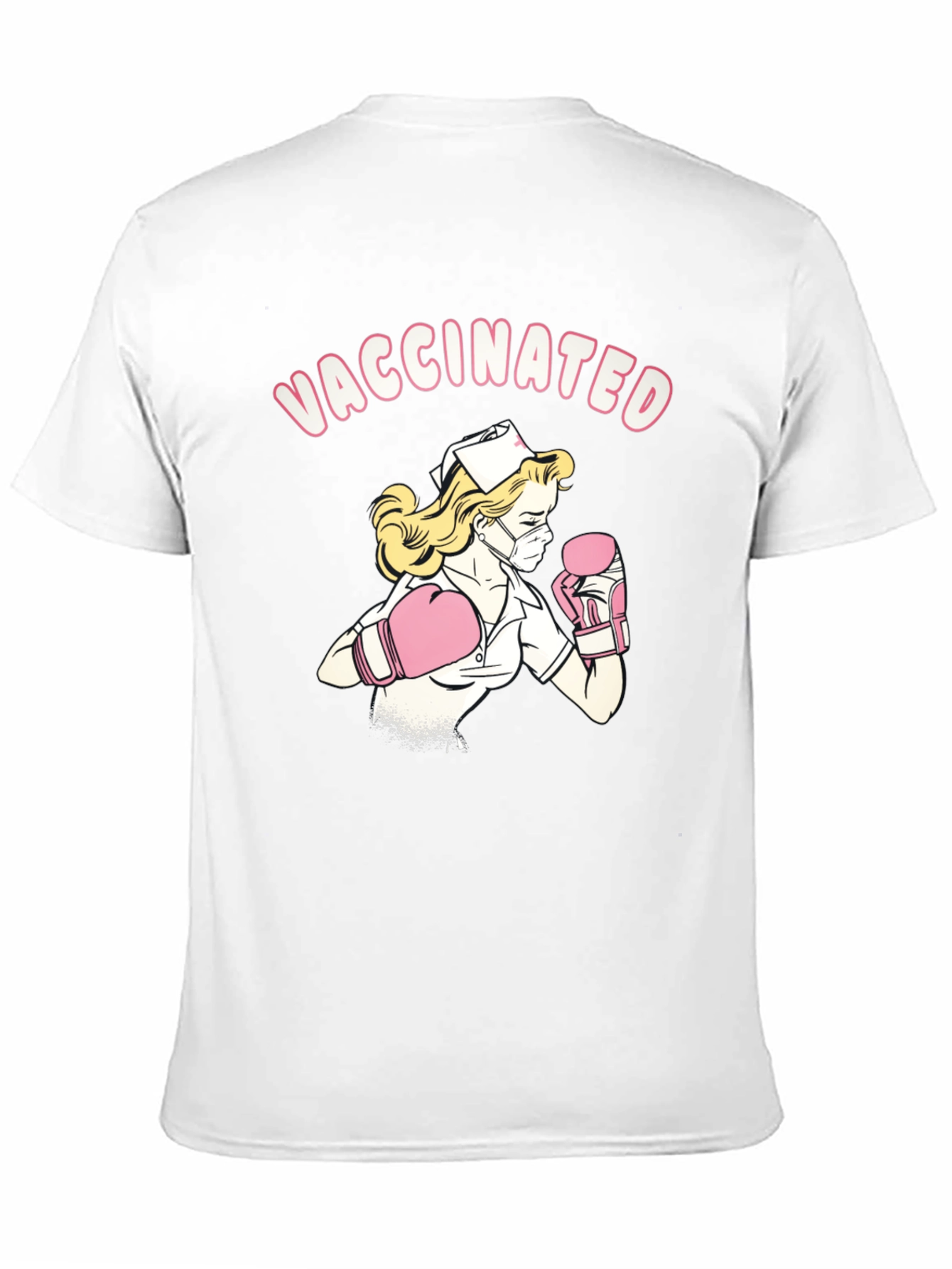 Vaccinated Nurse Boxer T-Shirt