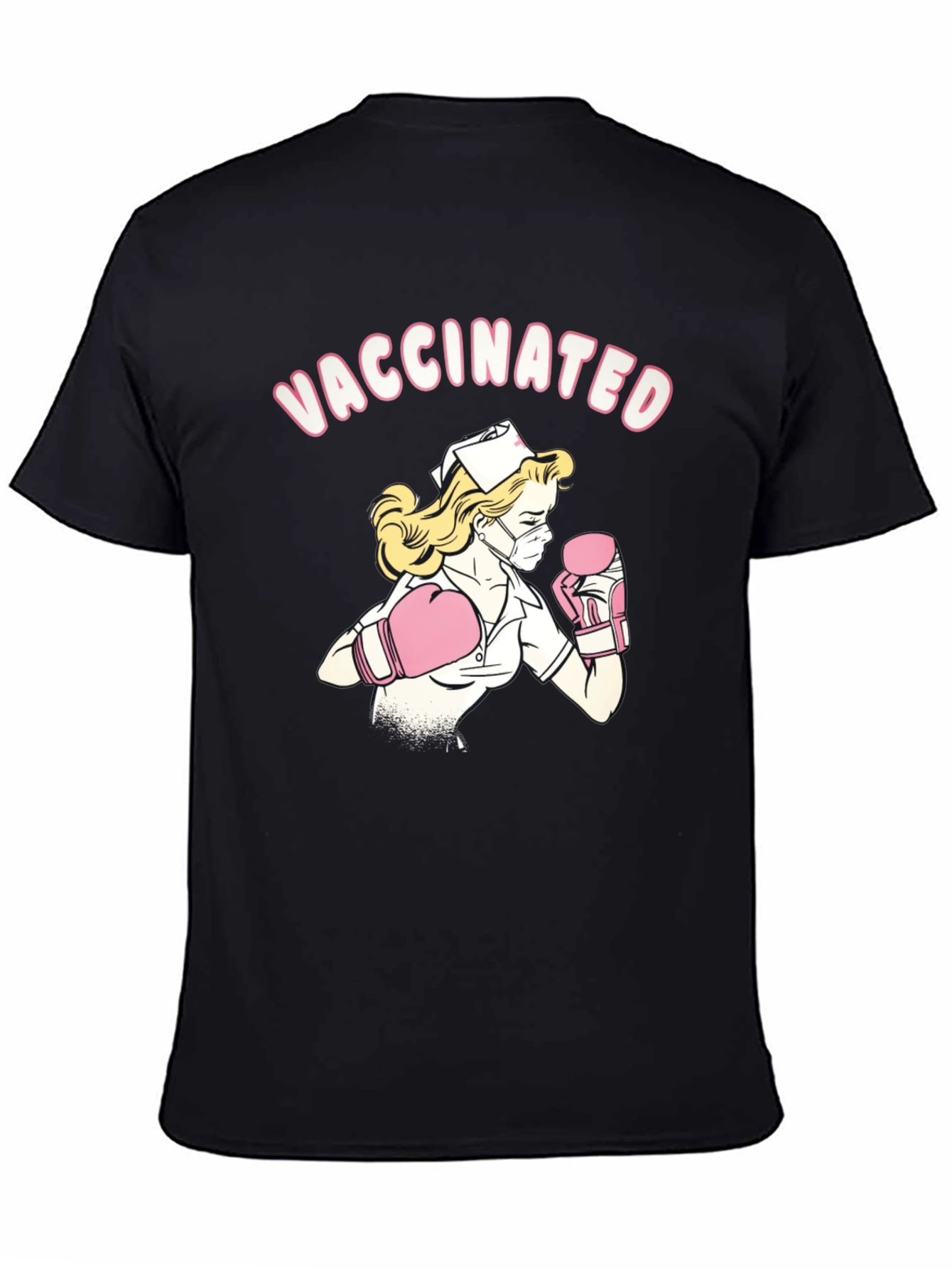 Vaccinated Nurse Boxer T-Shirt