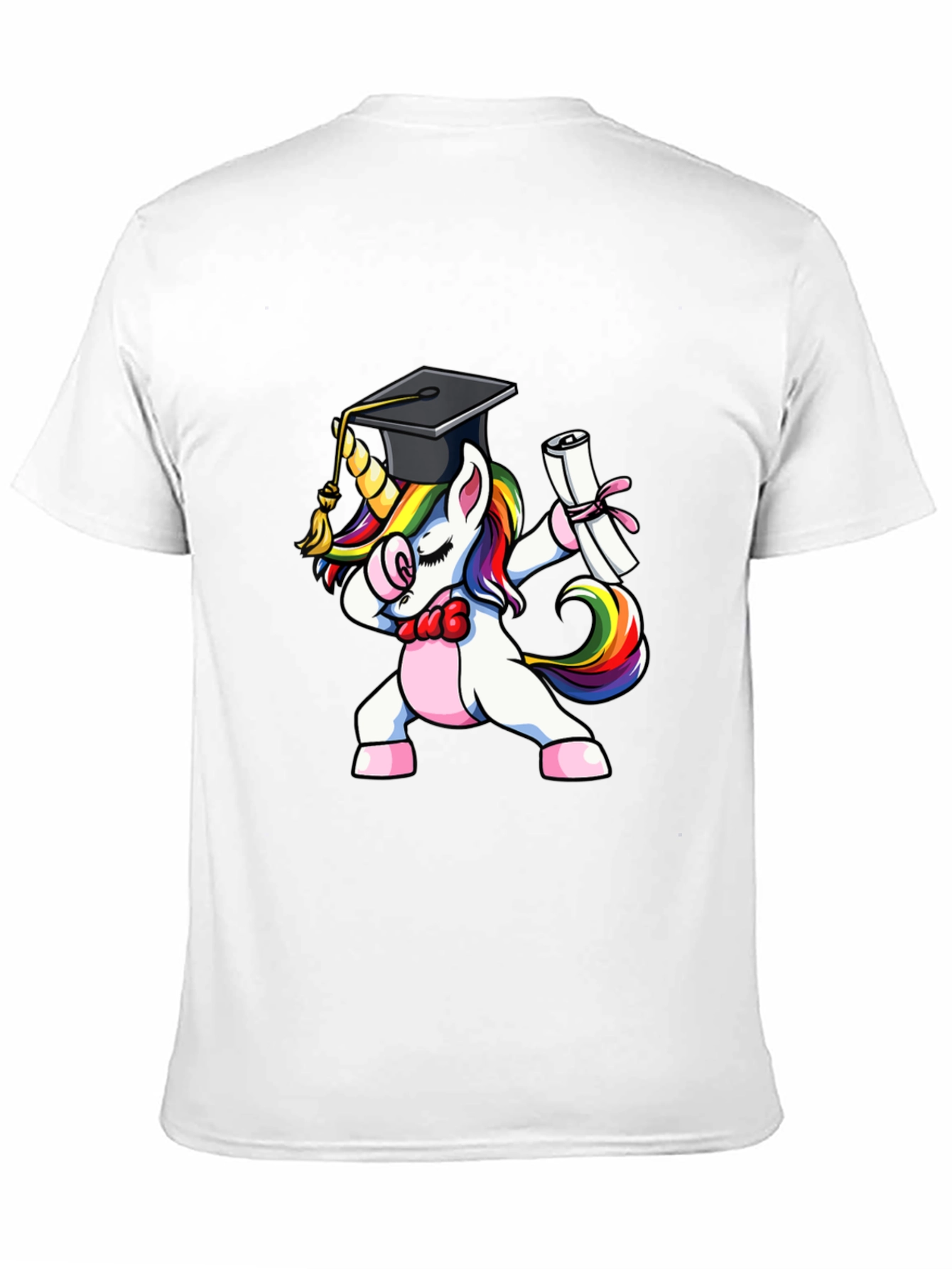 Funny Unicorn Graduation Dabbing T-Shirt
