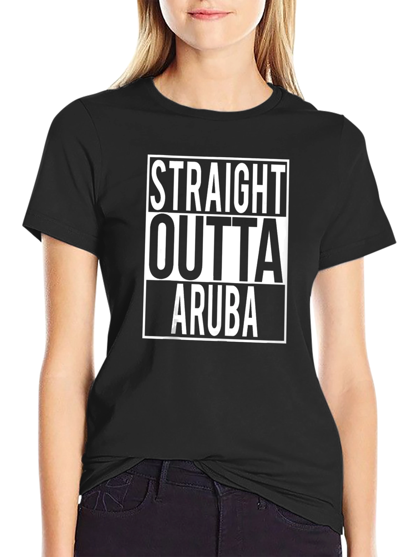 Straight Outta Aruba Graphic T-Shirt