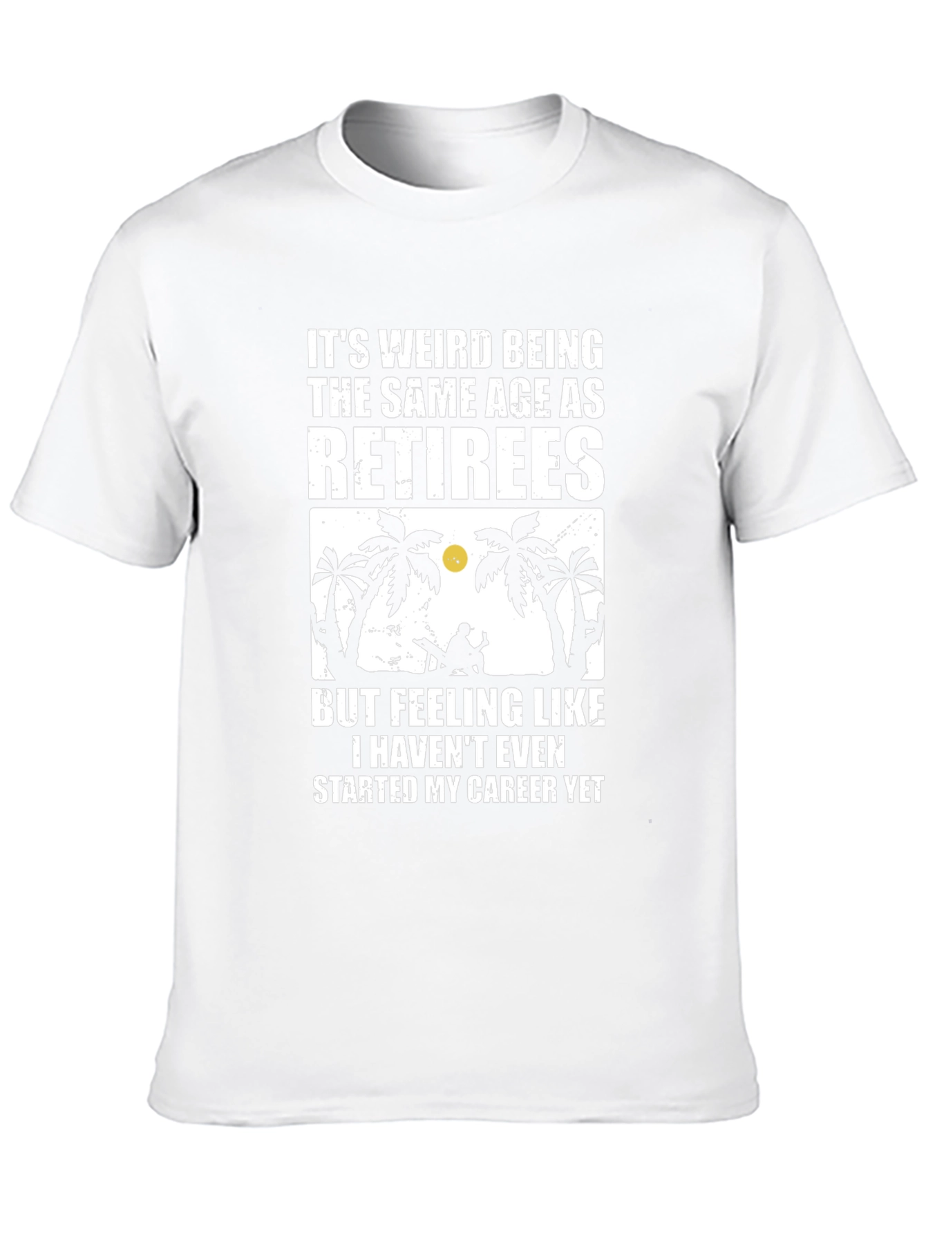 Retiree Age Black Graphic T-Shirt
