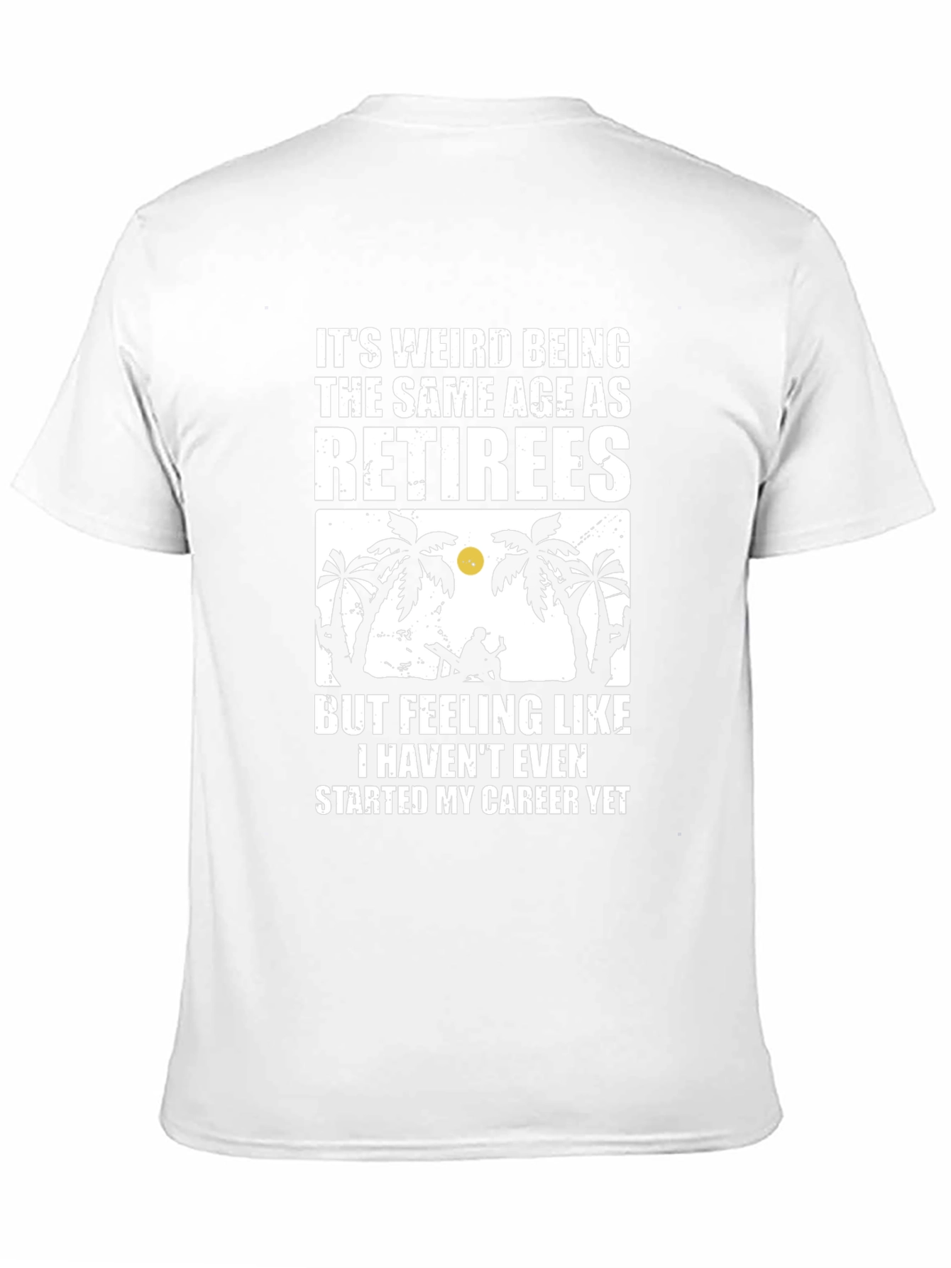 Retiree Age Black Graphic T-Shirt