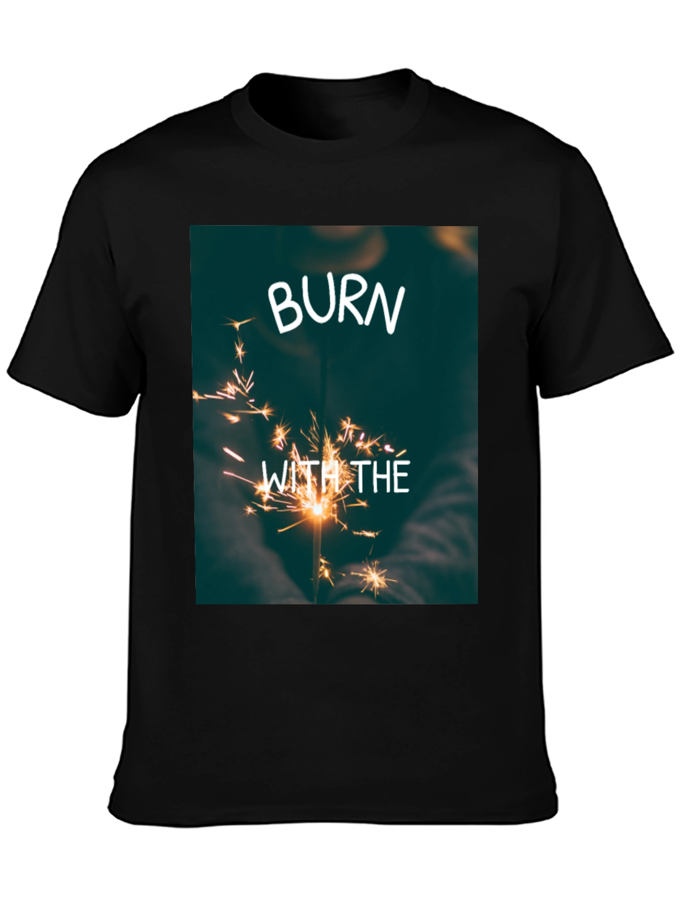 Burn With The Light T-Shirt - Black