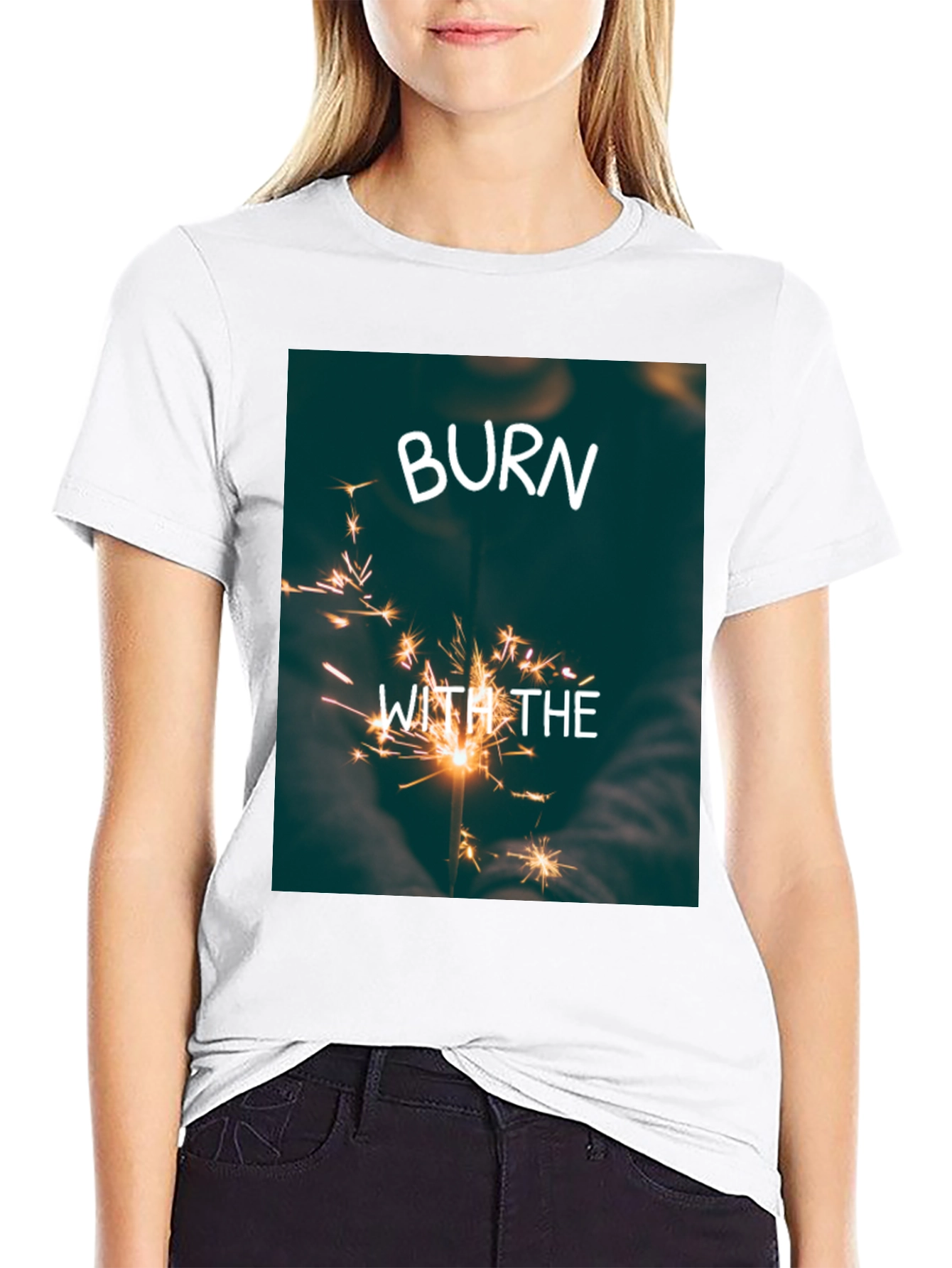 Burn With The Light T-Shirt - Black