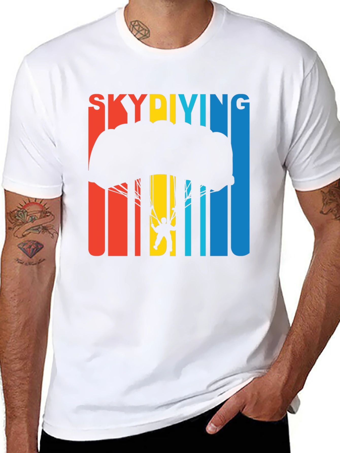 Skydiving Graphic T-Shirt