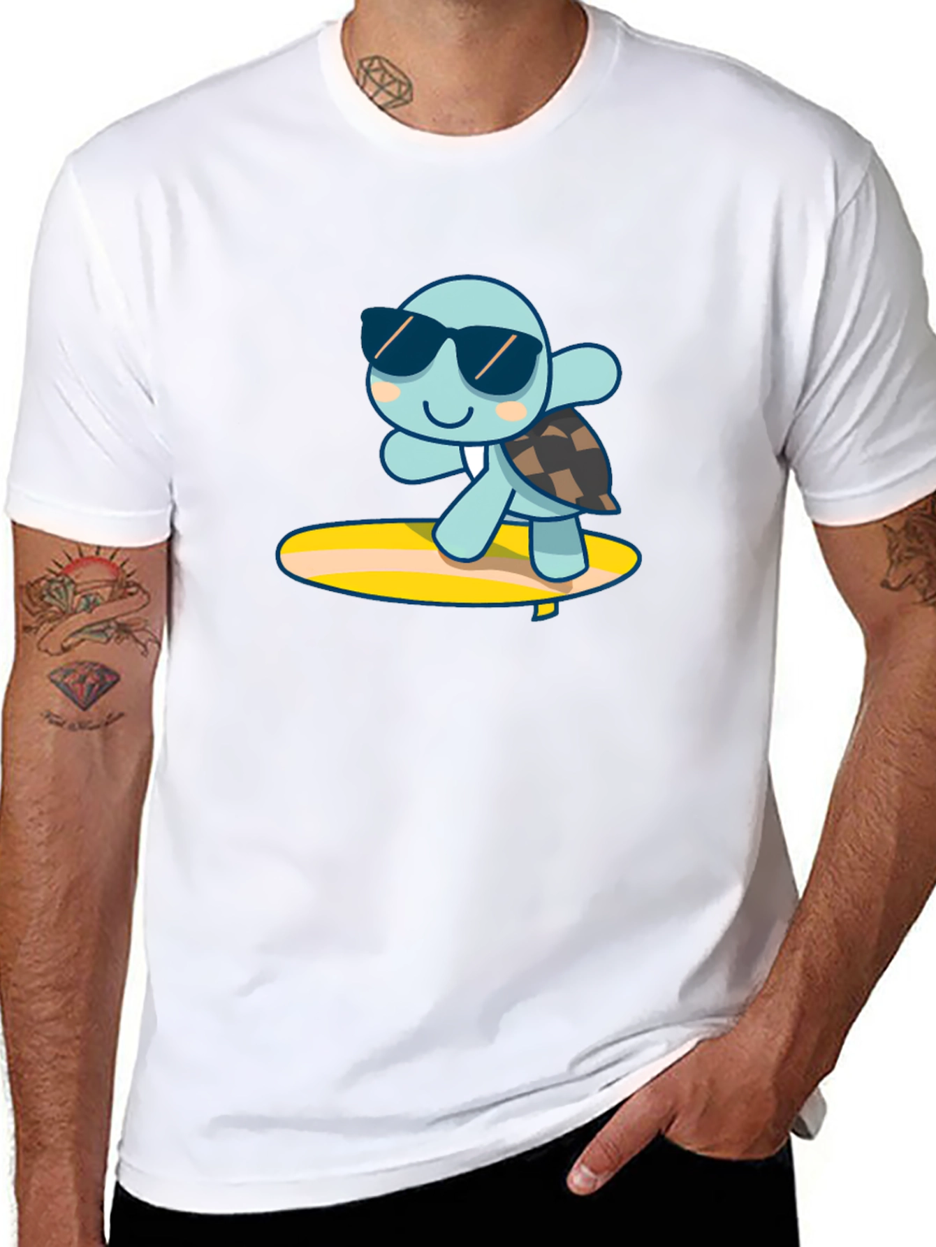 Cool Turtle Surf T-Shirt