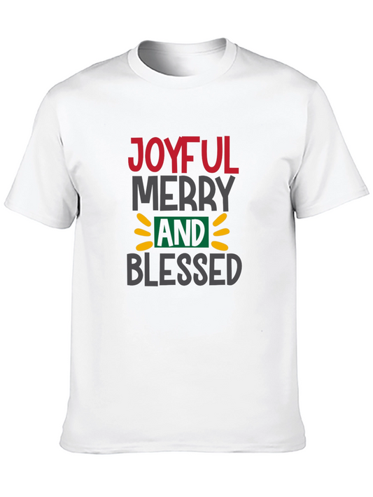 Joyful Merry Blessed Graphic Tee