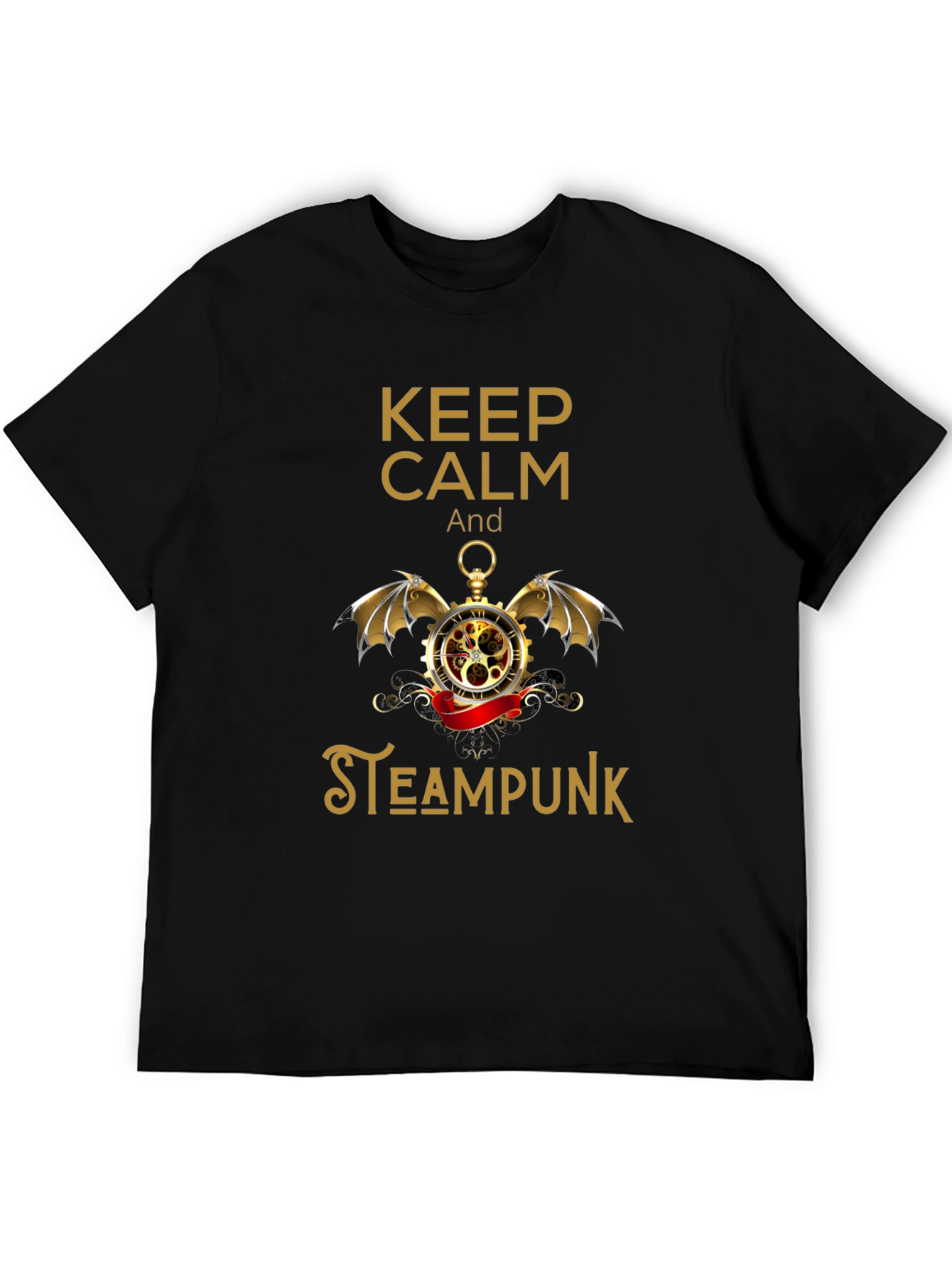 Steampunk T-Shirt - Keep Calm Style