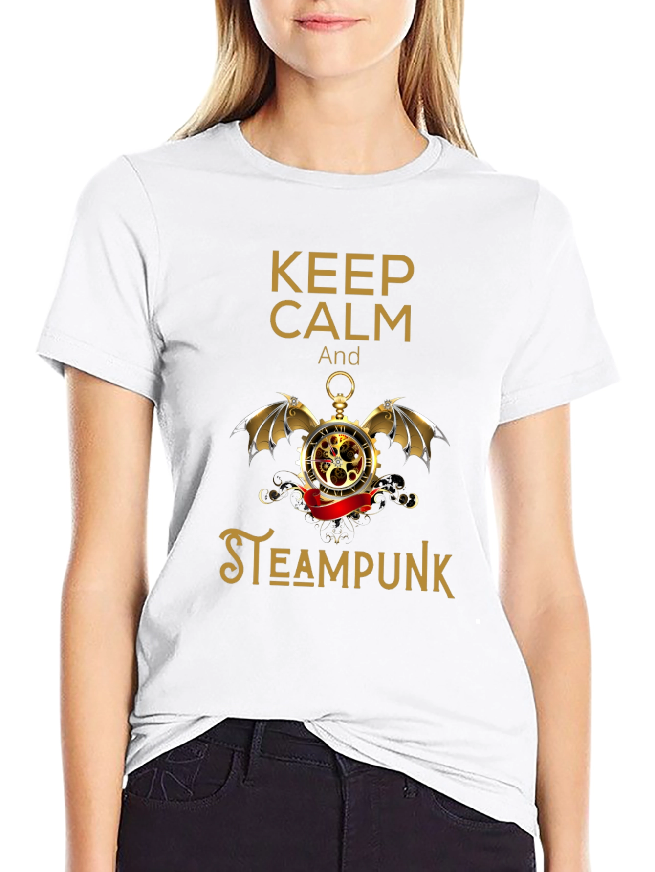 Steampunk T-Shirt - Keep Calm Style