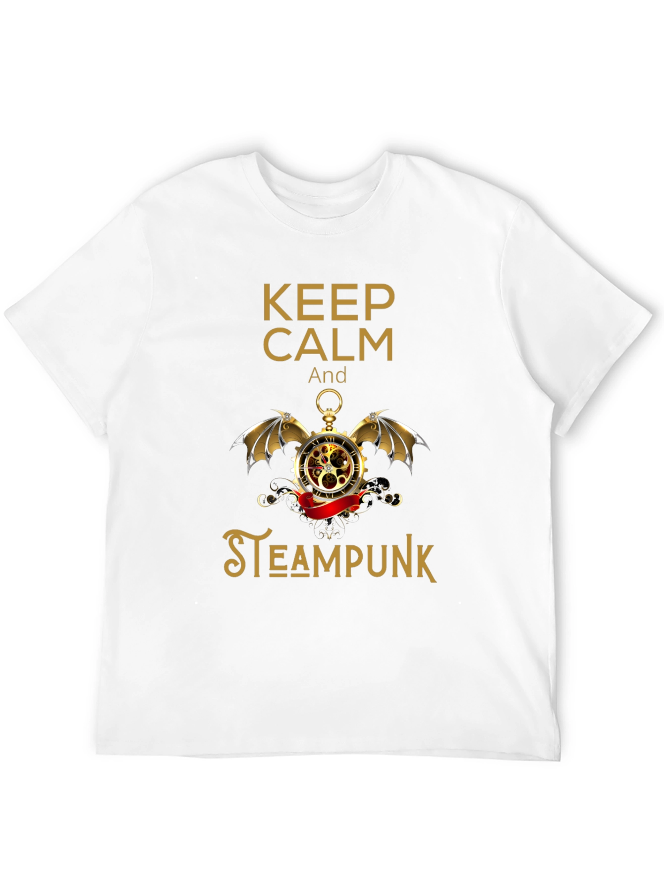 Steampunk T-Shirt - Keep Calm Style
