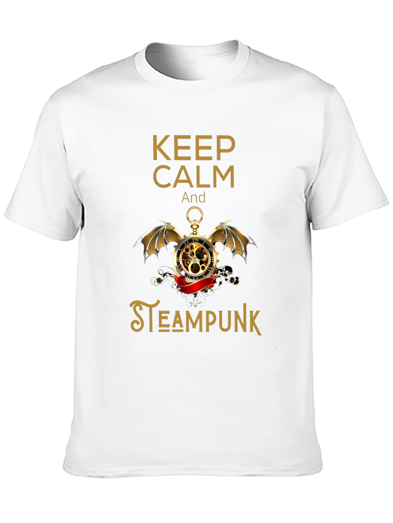 Steampunk T-Shirt - Keep Calm Style
