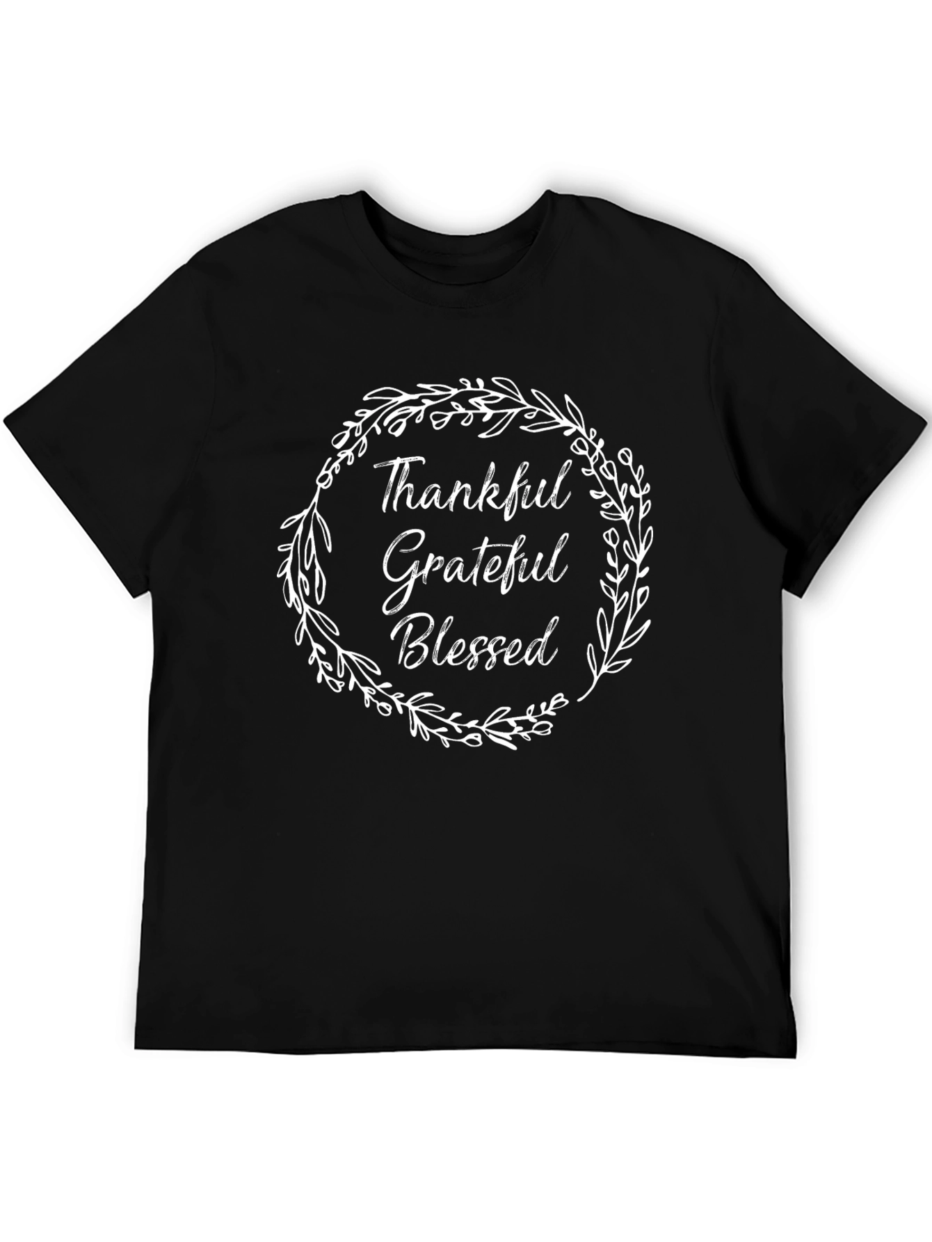 Thankful Grateful Blessed Graphic Tee