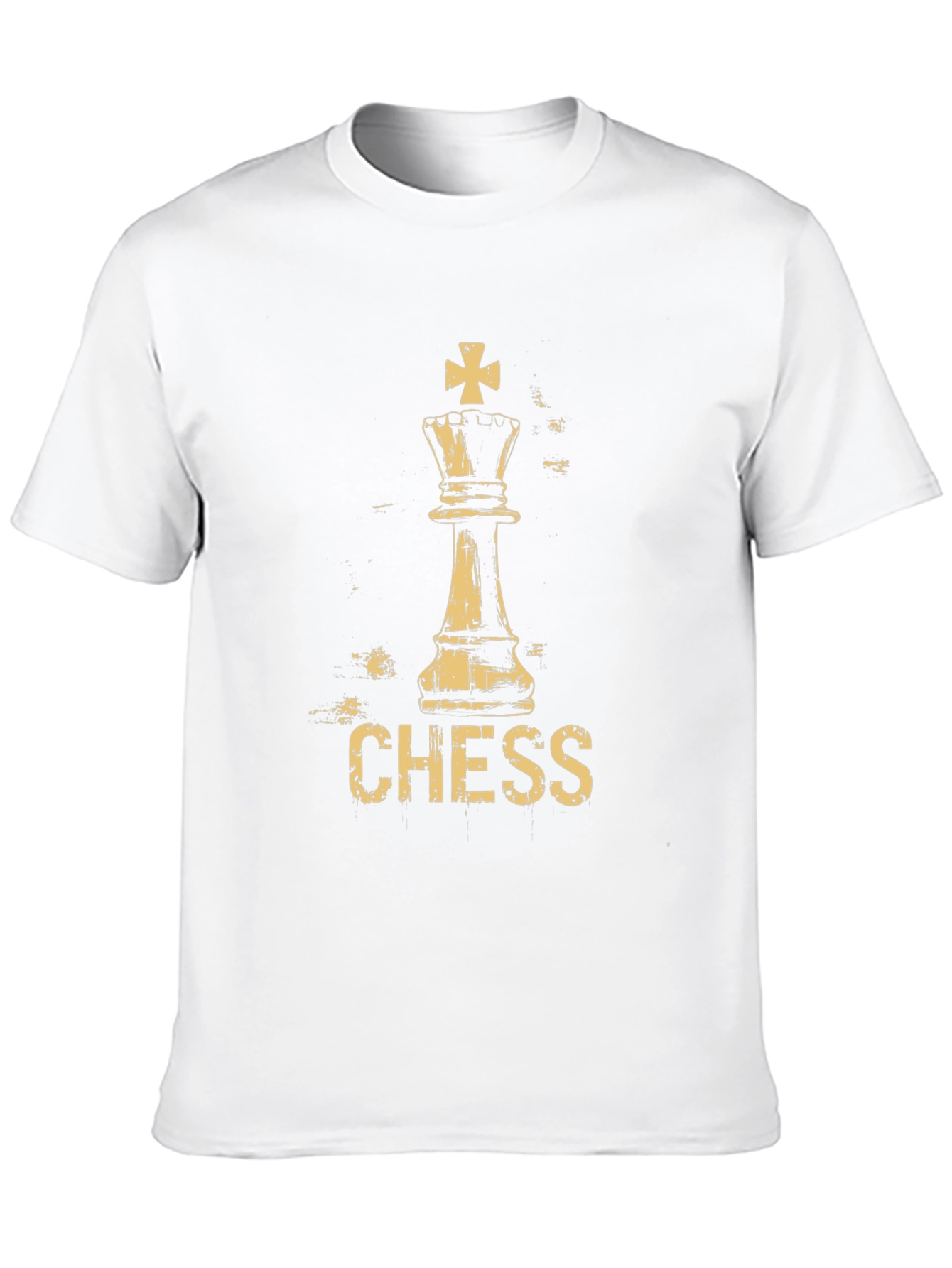 Chess King Graphic Tee - Black Cotton T-Shirt