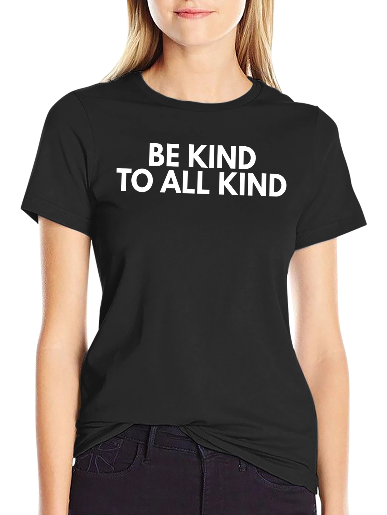 Be Kind to All Kind Graphic Tee - Black