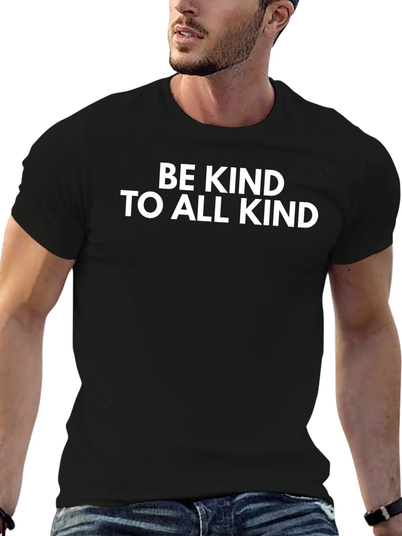 Be Kind to All Kind Graphic Tee - Black