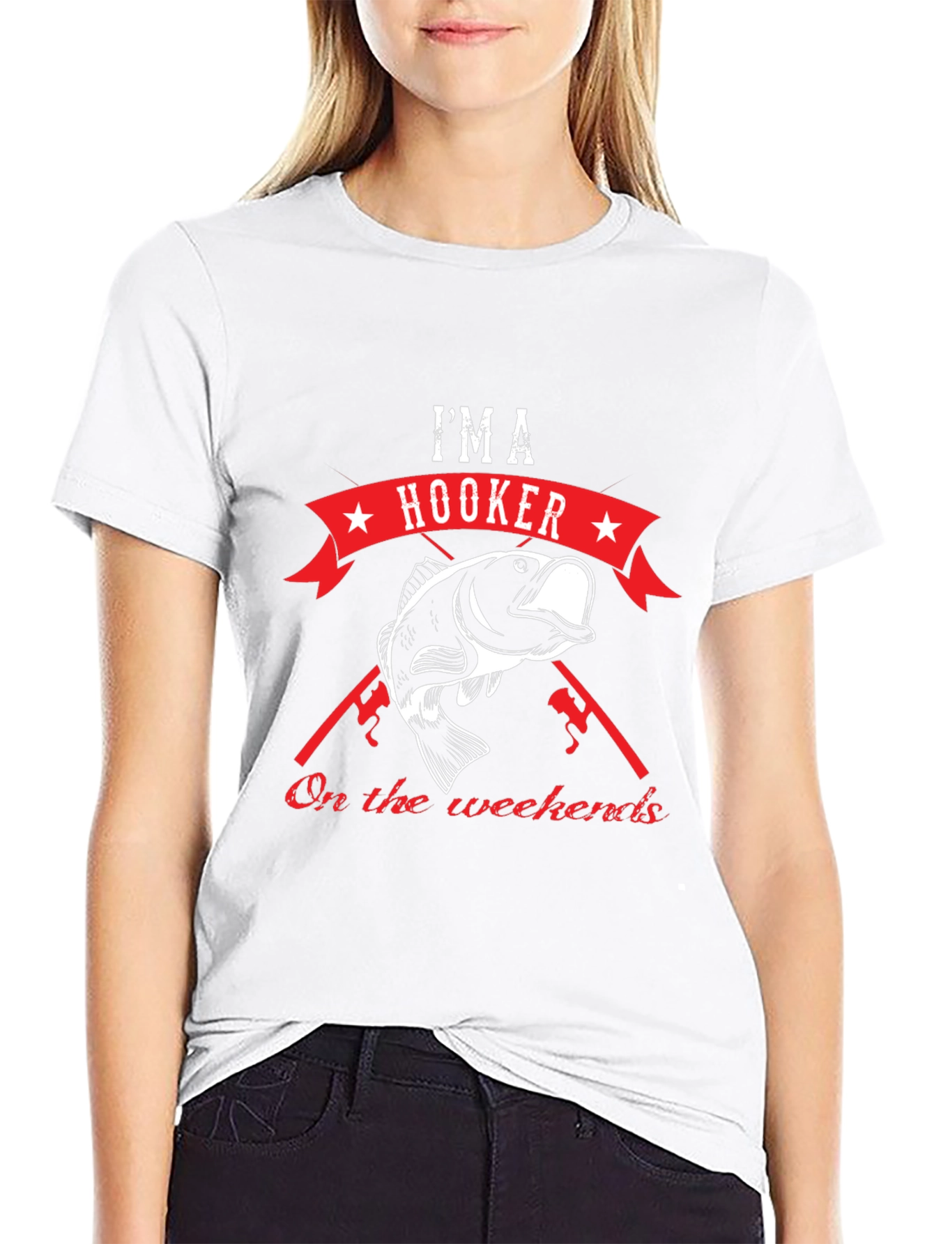 Im a Hooker on the Weekends Fishing T-Shirt