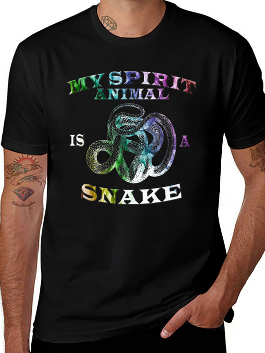 My Spirit Animal Snake Graphic T-Shirt