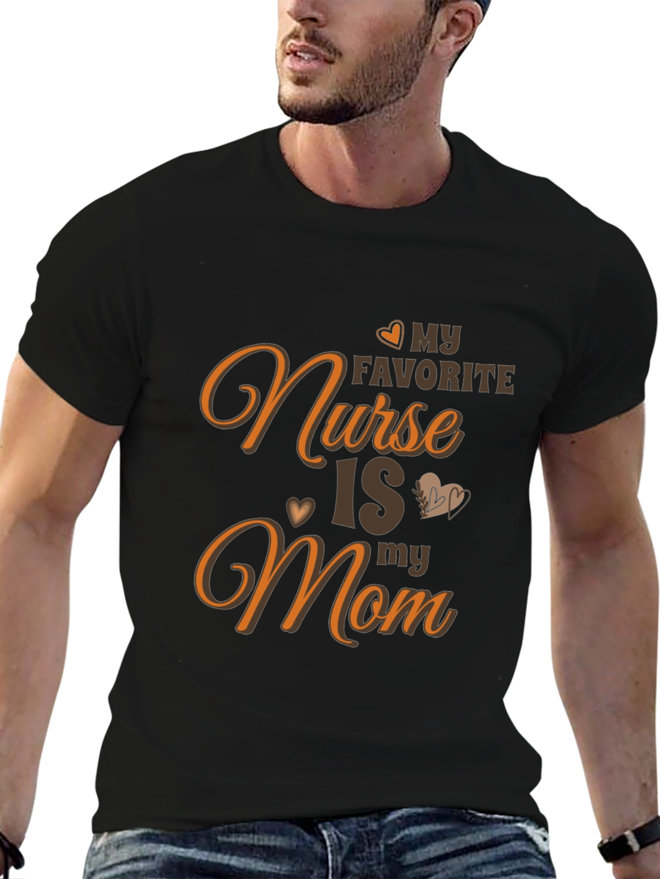 My Favorite Nurse Is My Mom Graphic T-Shirt
