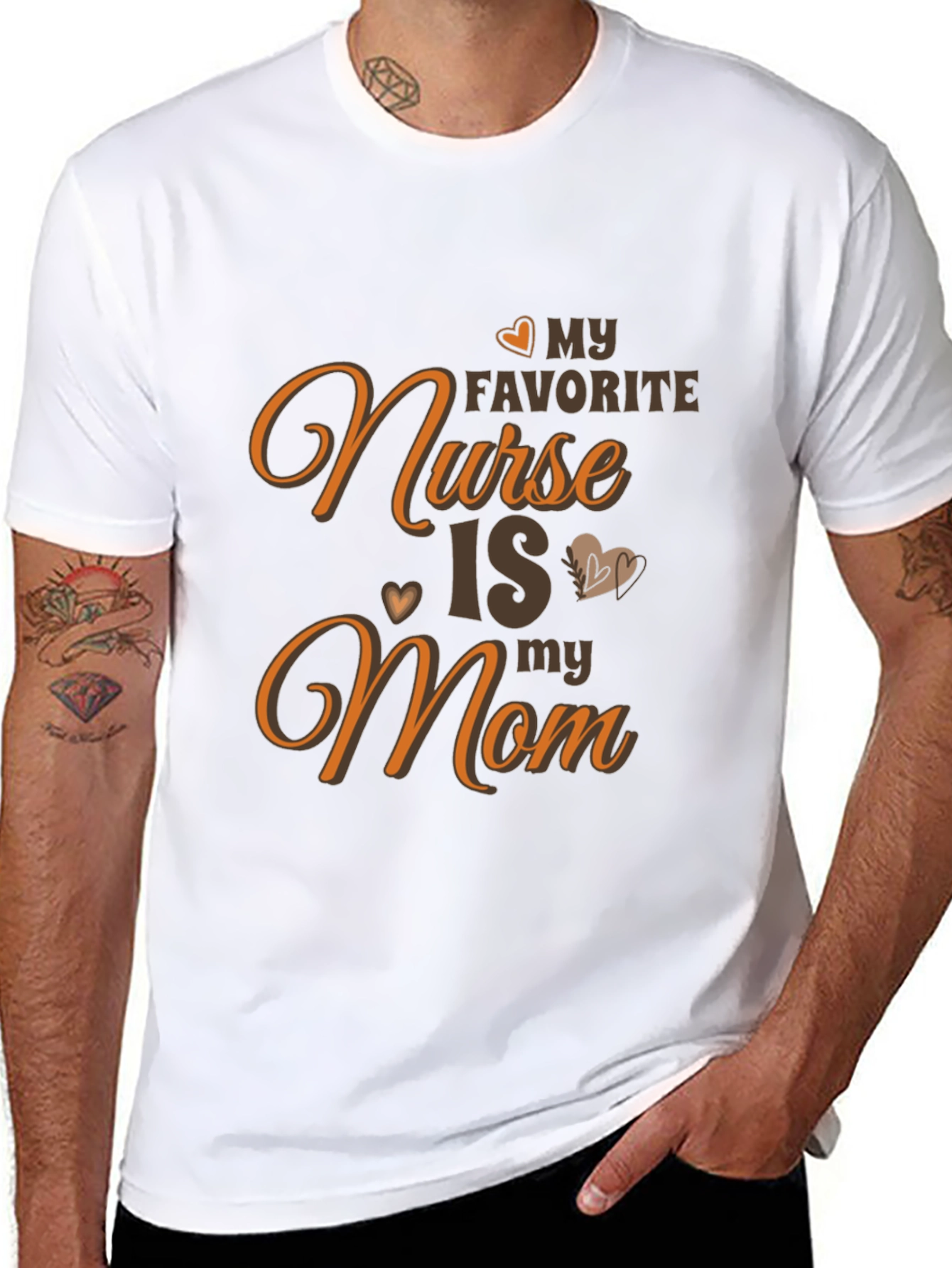 My Favorite Nurse Is My Mom Graphic T-Shirt
