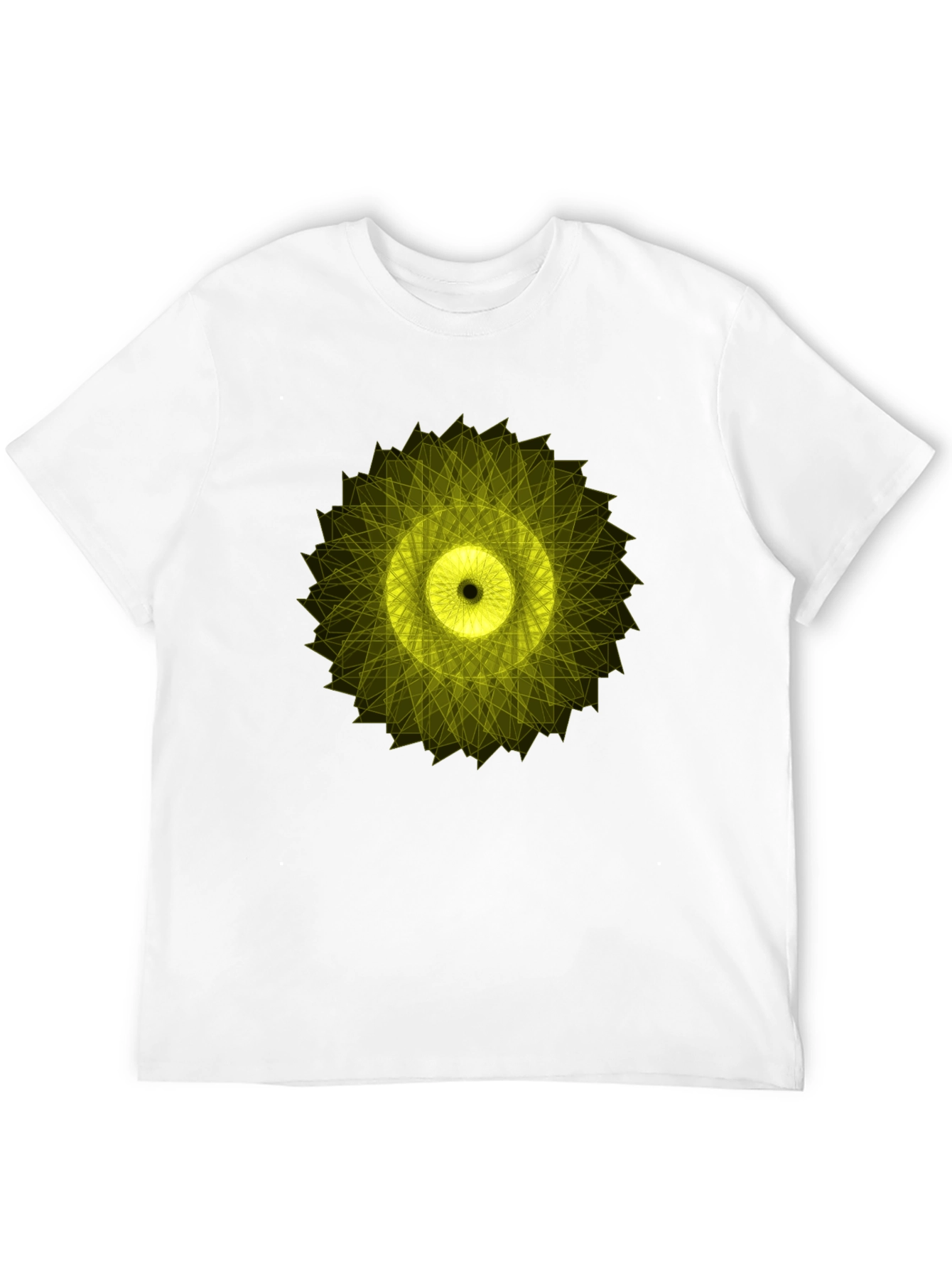 Geometric Circle Graphic Tee - Mens Black T-Shirt