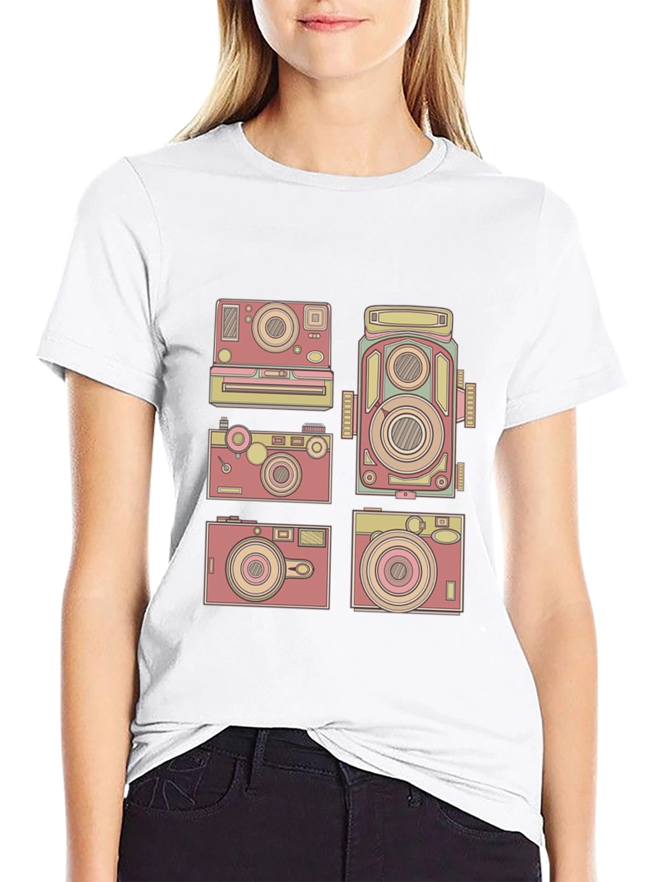 Retro Camera T-Shirt - Unique Photographic Design