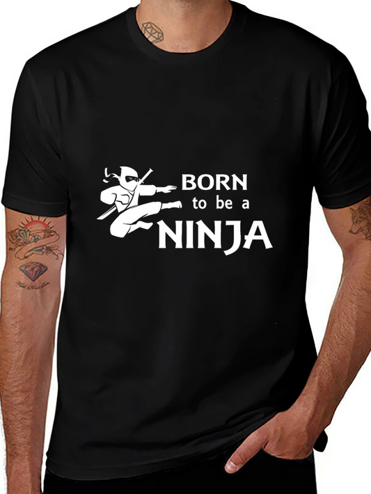Born to be a Ninja Black T-Shirt