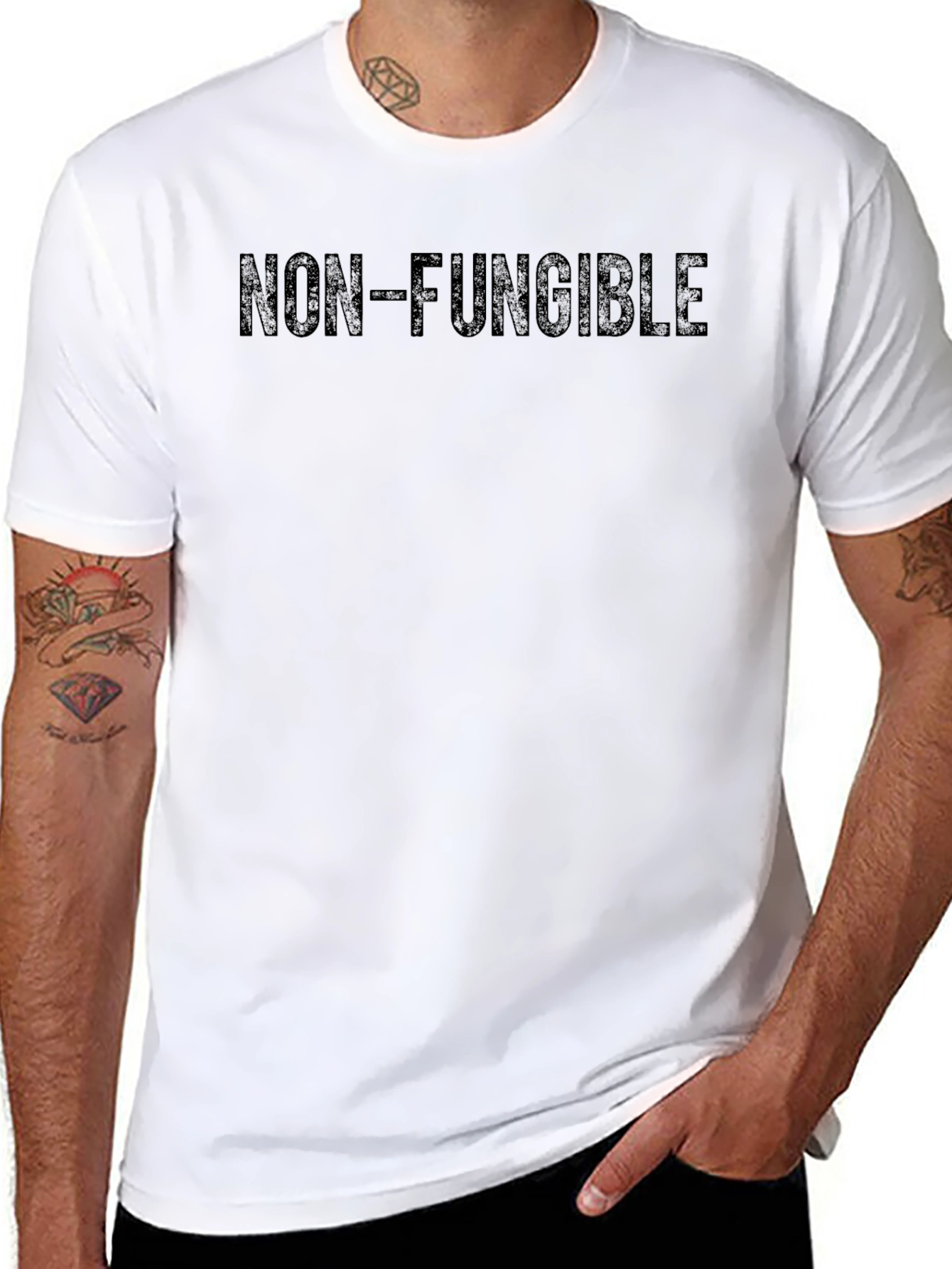 Non-Fungible Black Graphic Tee
