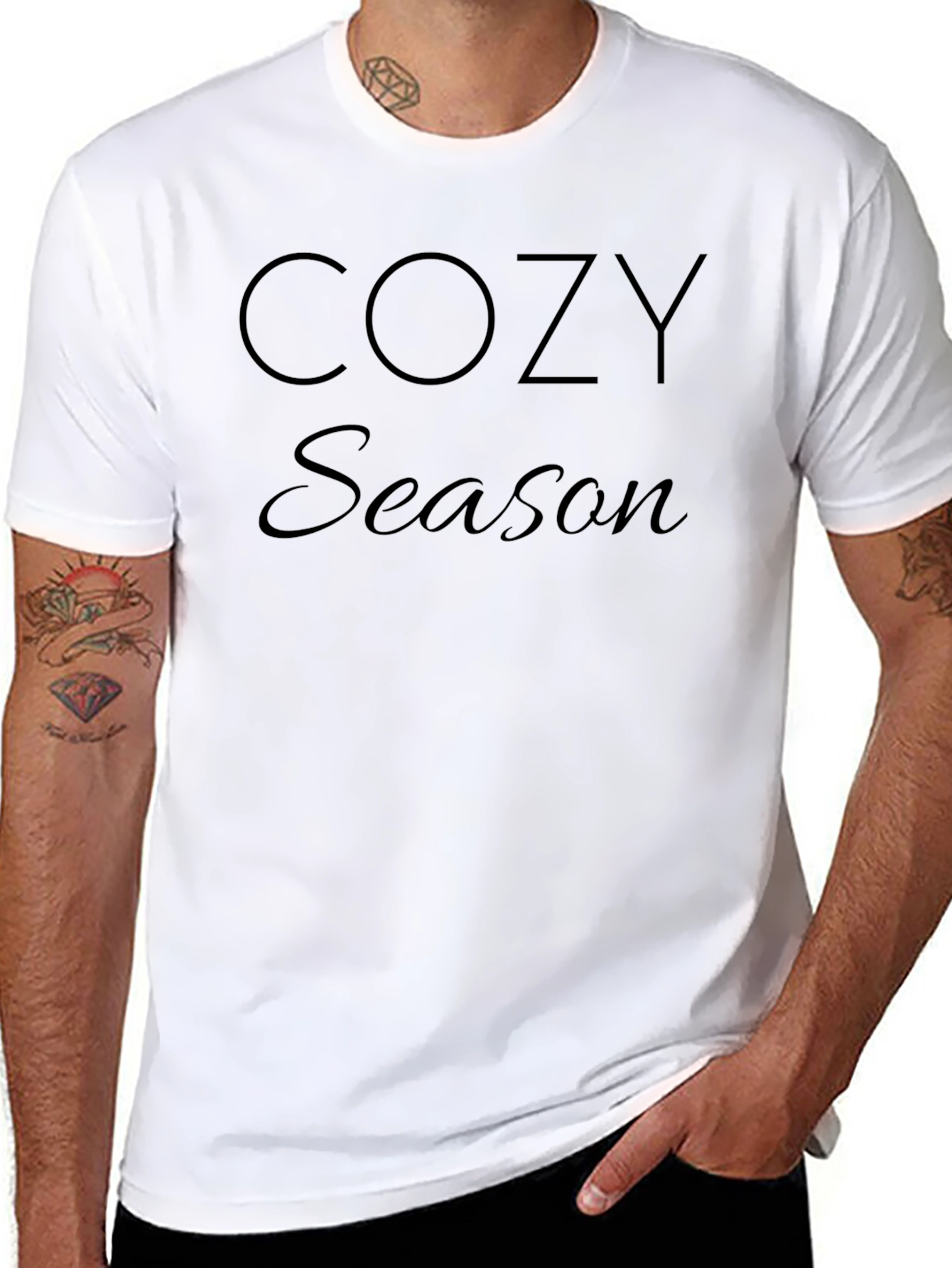 Cozy Season Black Graphic Tee