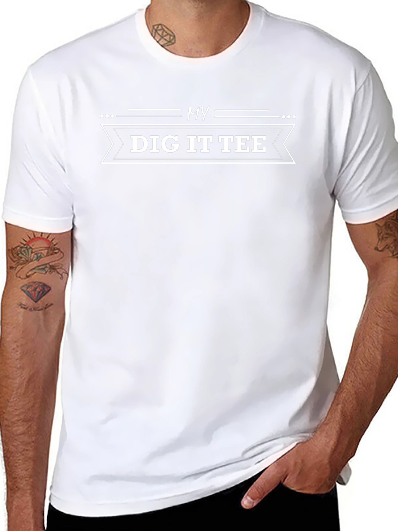My Dig It Tee Black Graphic T-Shirt