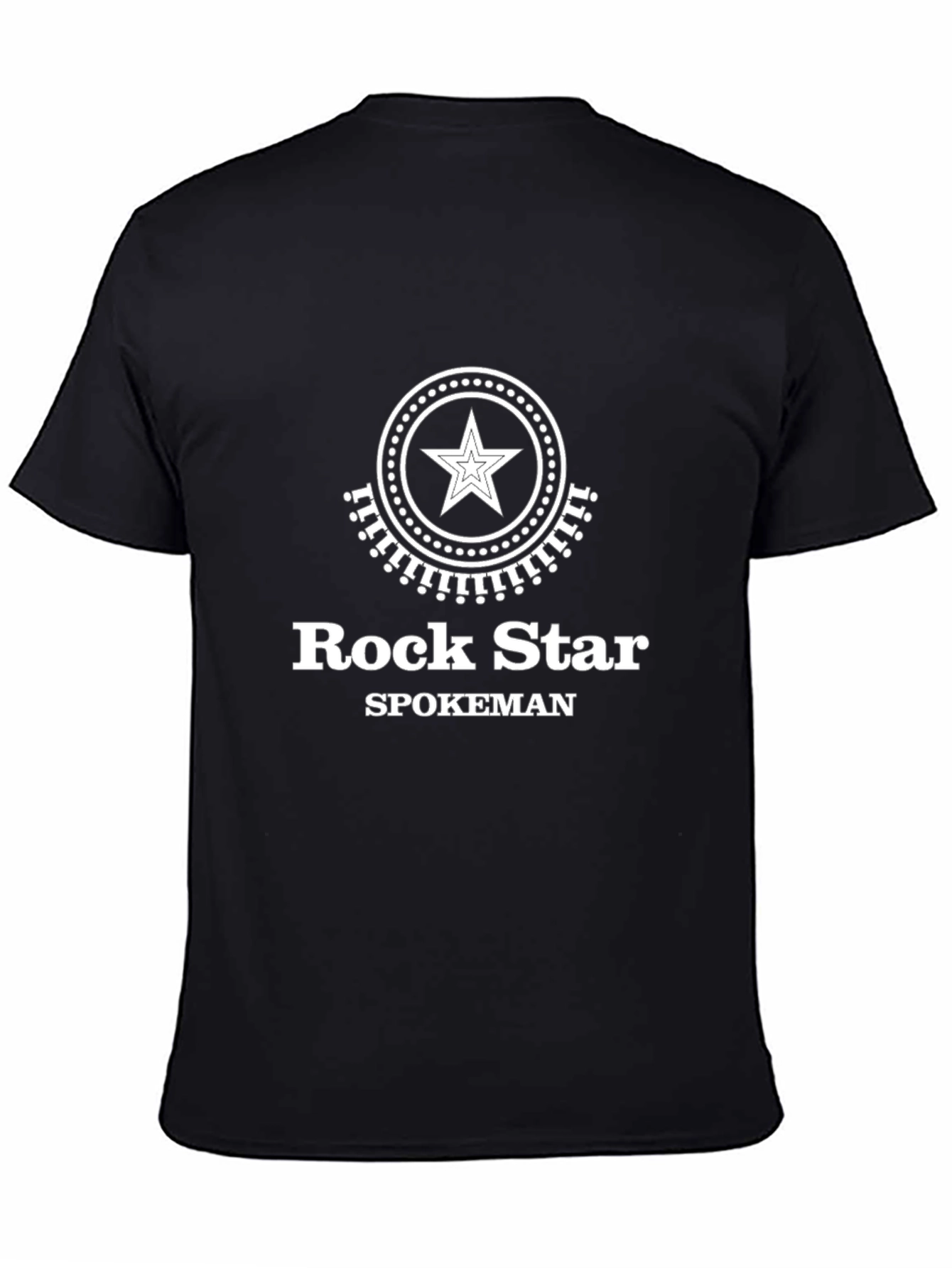 Rock Star Spokeman Black T-Shirt