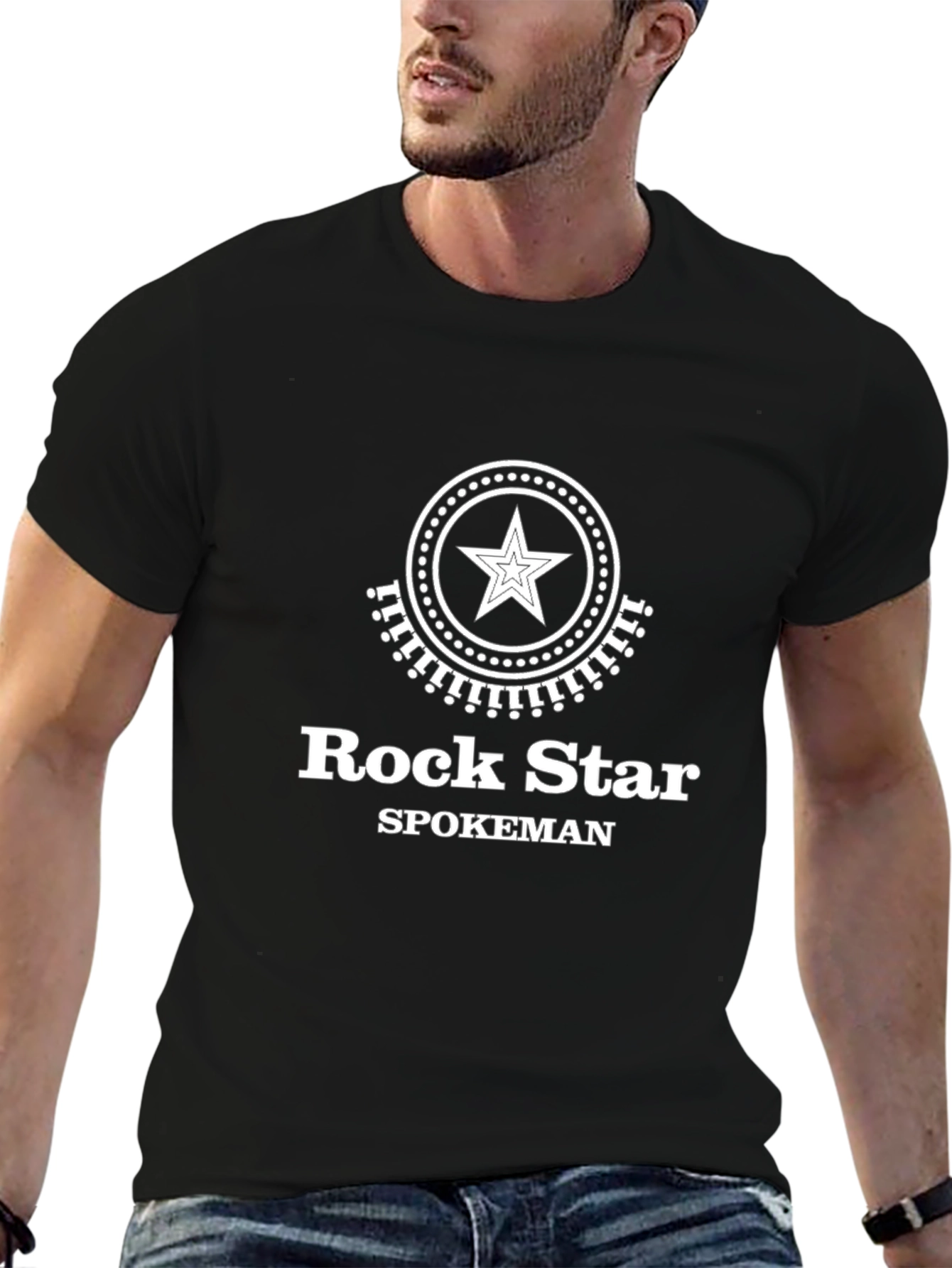 Rock Star Spokeman Black T-Shirt