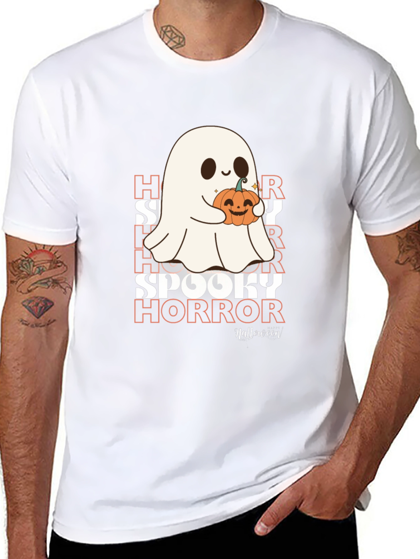 Halloween Spooky Horror Ghost T-Shirt