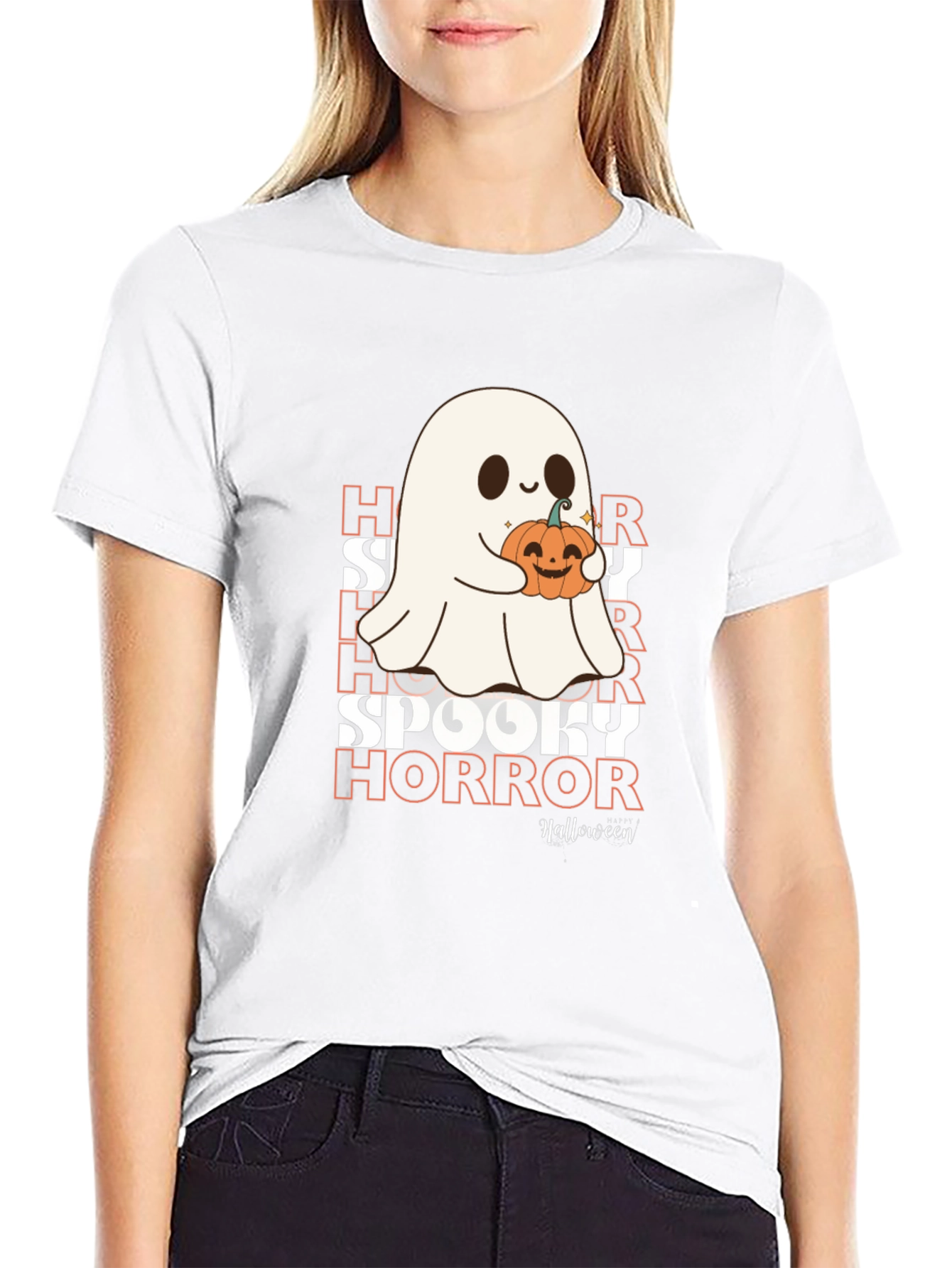 Halloween Spooky Horror Ghost T-Shirt