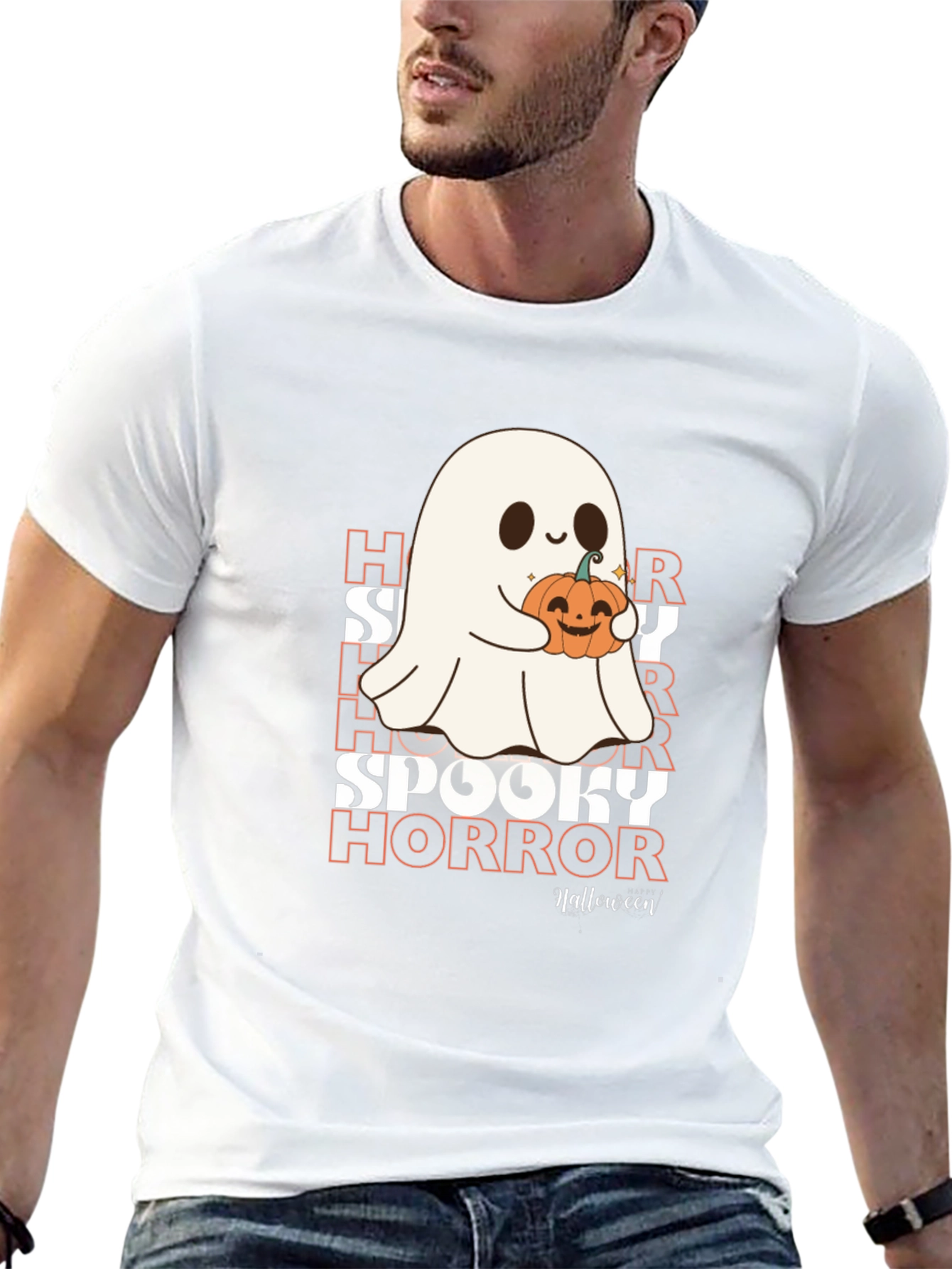 Halloween Spooky Horror Ghost T-Shirt