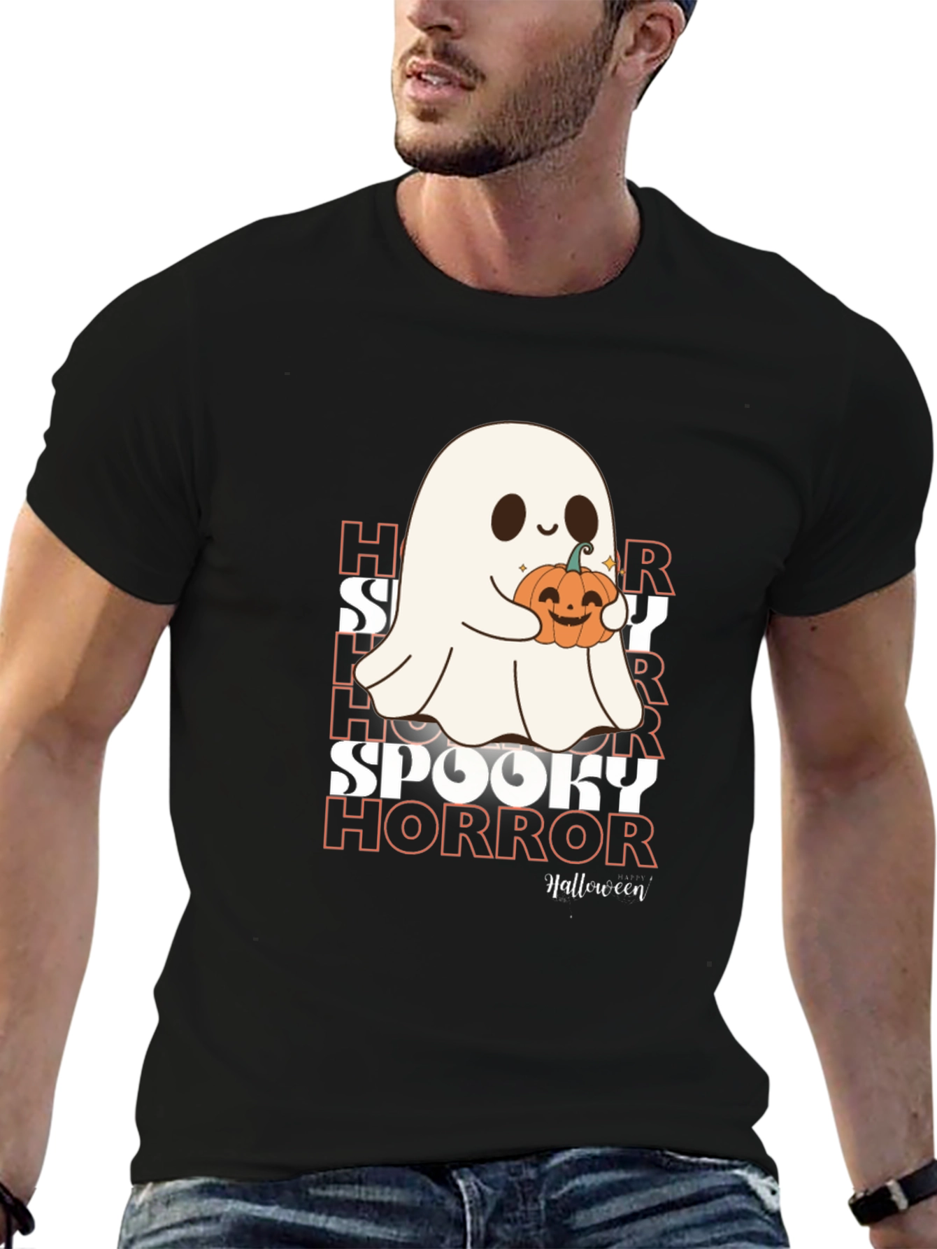 Halloween Spooky Horror Ghost T-Shirt