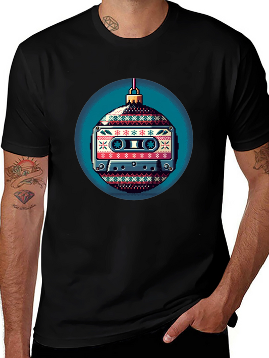 Retro Cassette Ornament Graphic T-Shirt