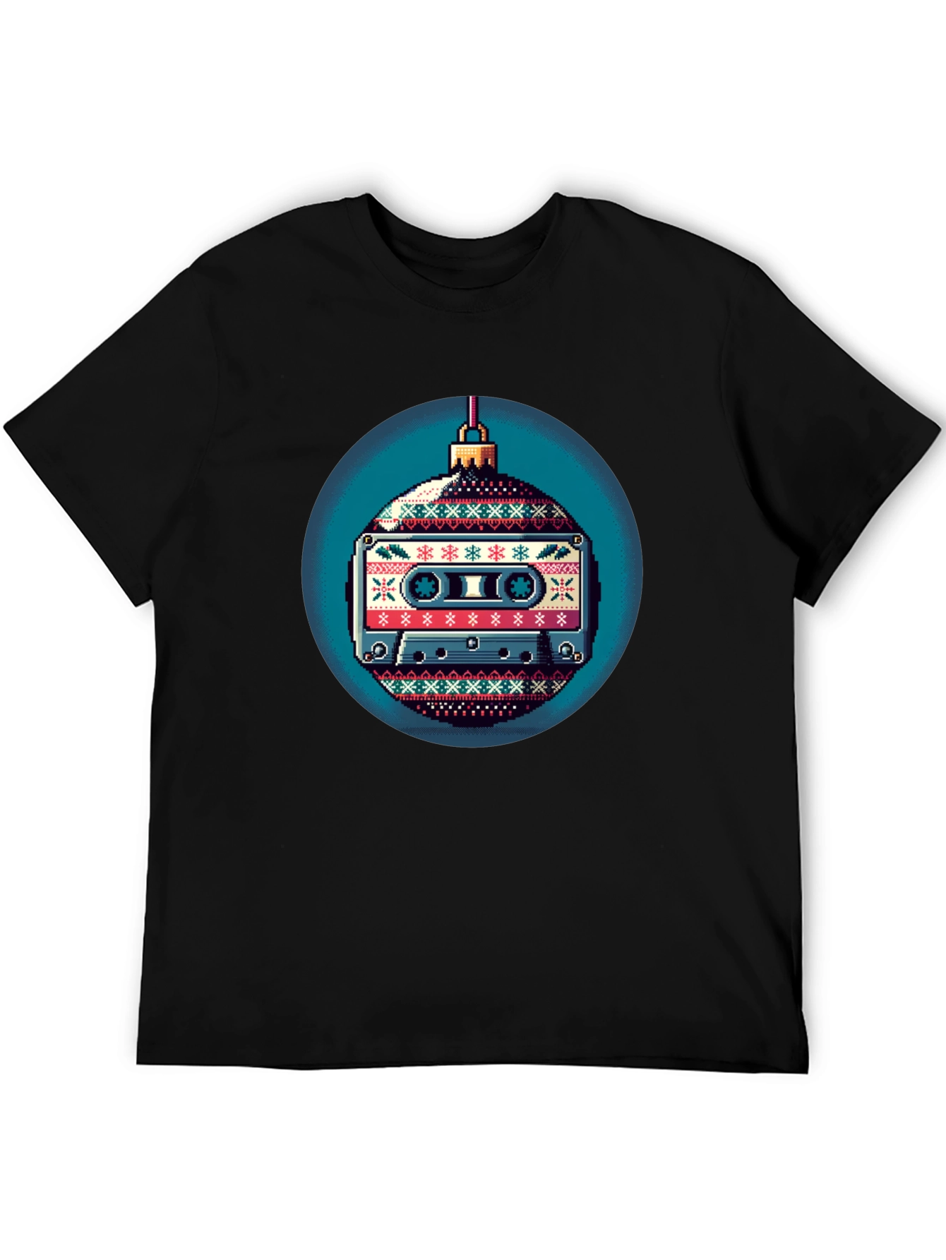 Retro Cassette Ornament Graphic T-Shirt