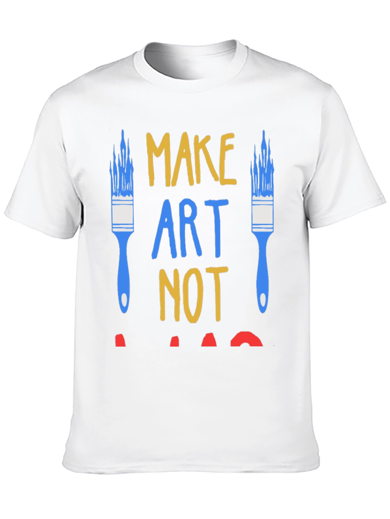 Make Art Not War Graphic Tee