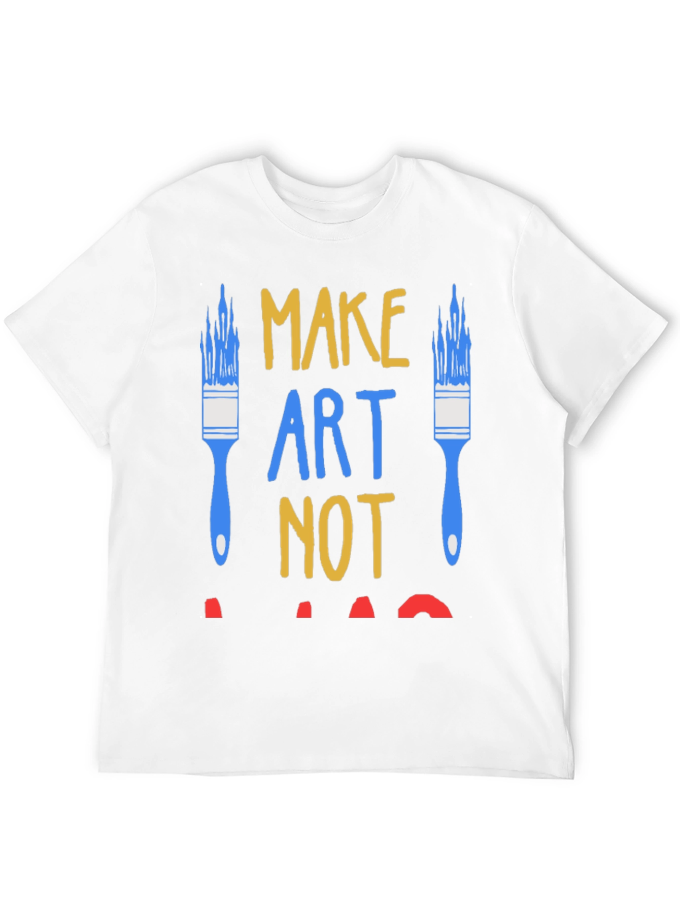 Make Art Not War Graphic Tee