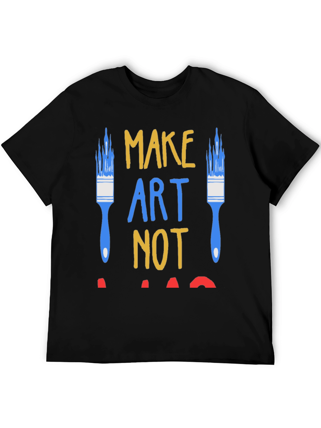 Make Art Not War Graphic Tee