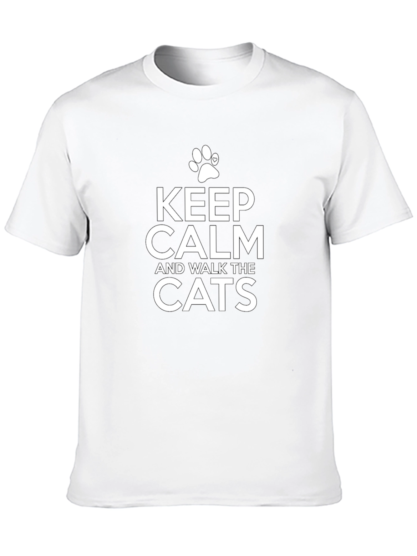 Keep Calm and Walk The Cats T-Shirt