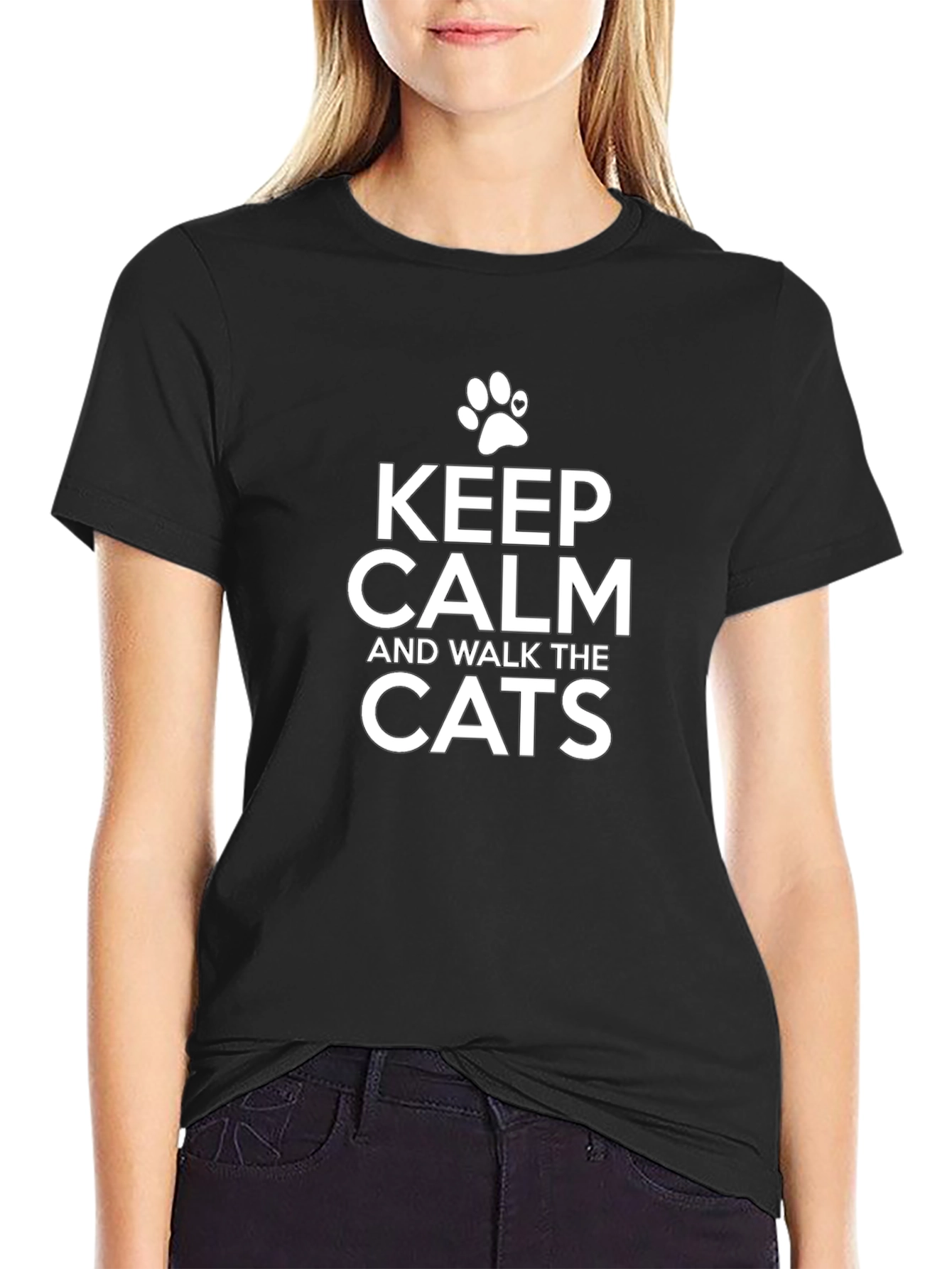 Keep Calm and Walk The Cats T-Shirt