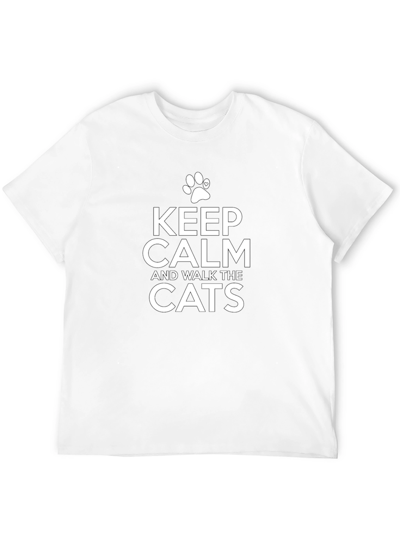 Keep Calm and Walk The Cats T-Shirt