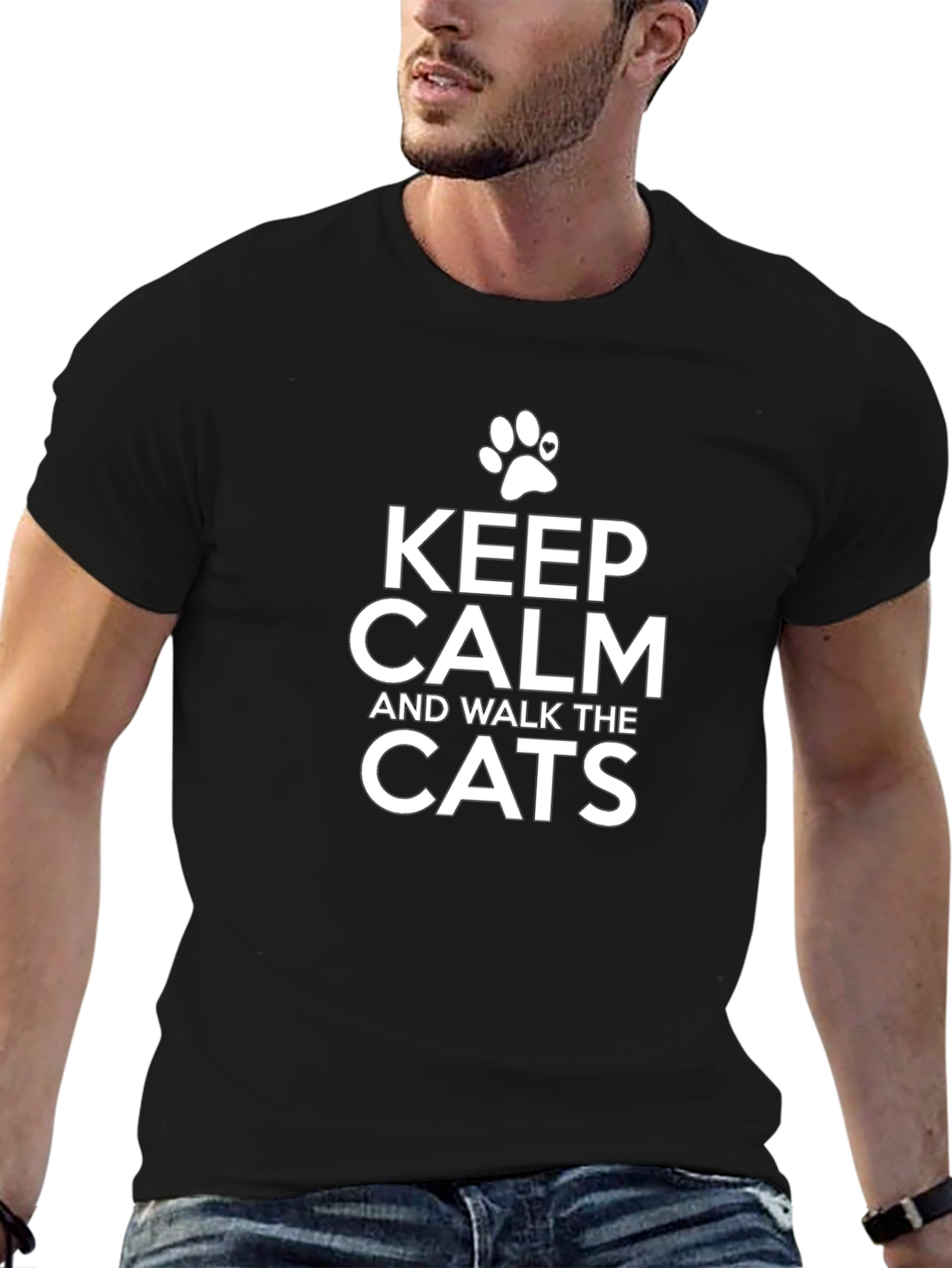 Keep Calm and Walk The Cats T-Shirt