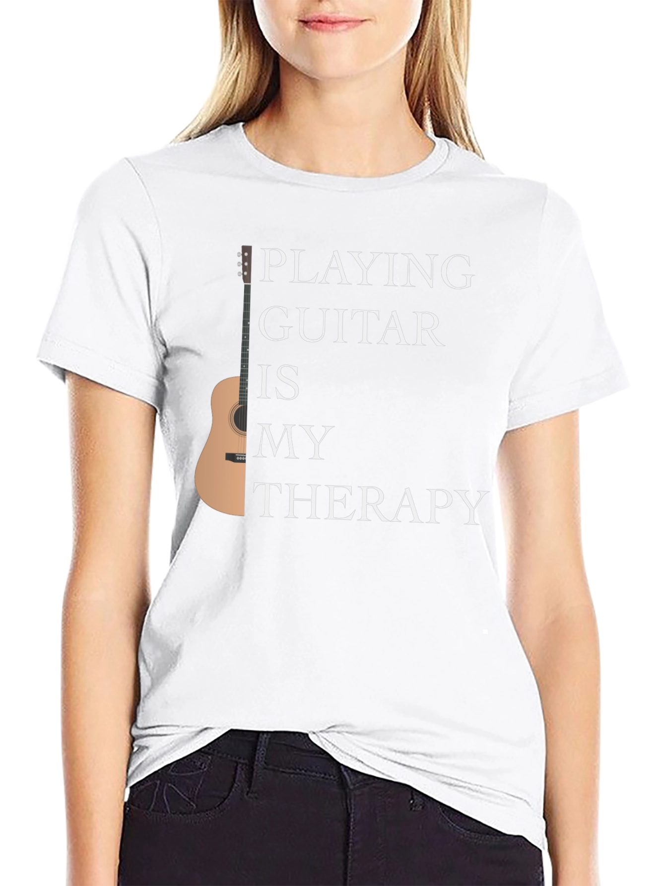 Guitar Therapy T-Shirt - Music Lover Tee