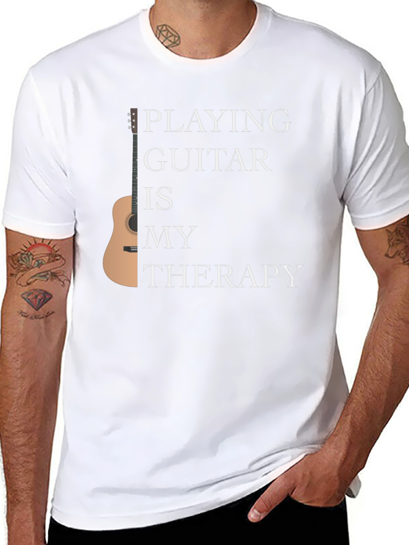 Guitar Therapy T-Shirt - Music Lover Tee